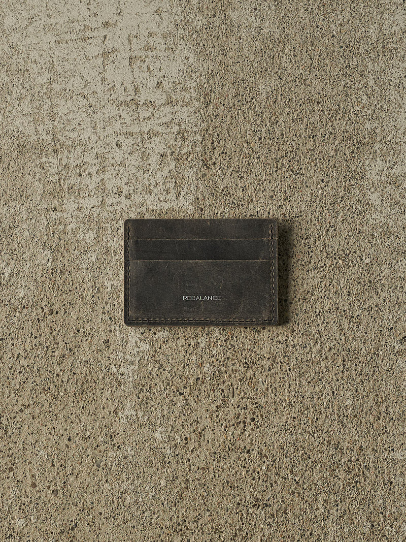 Leathersmith Card Holder - Distressed Black