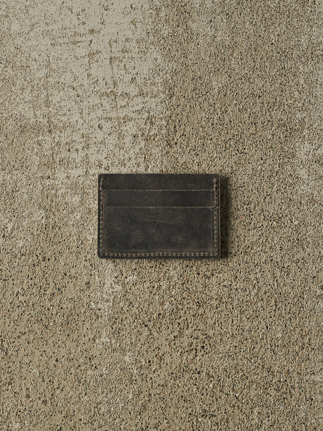 Leathersmith Card Holder - Distressed Black