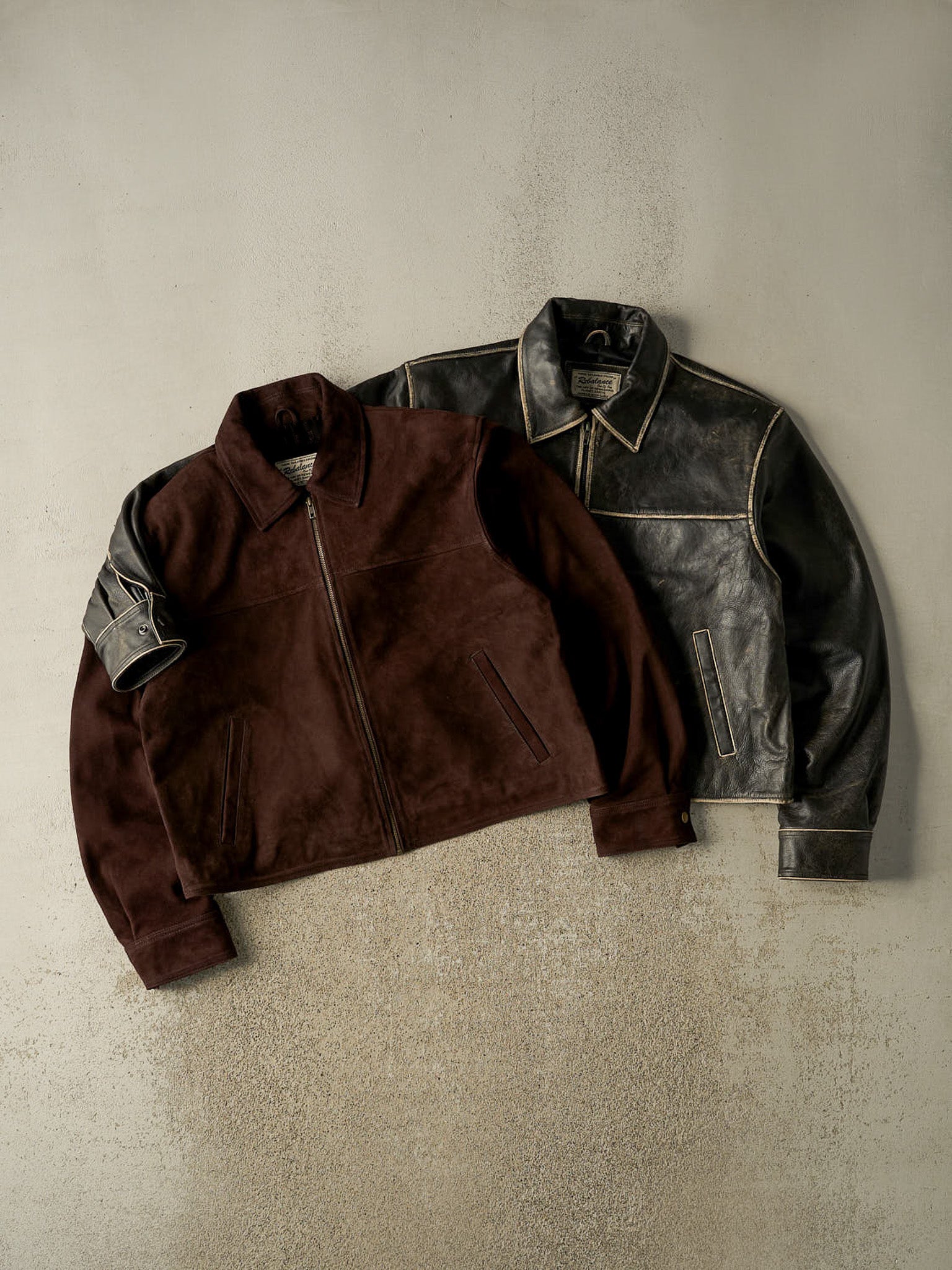 Heritage Leather Jacket - Suede Dark Brown