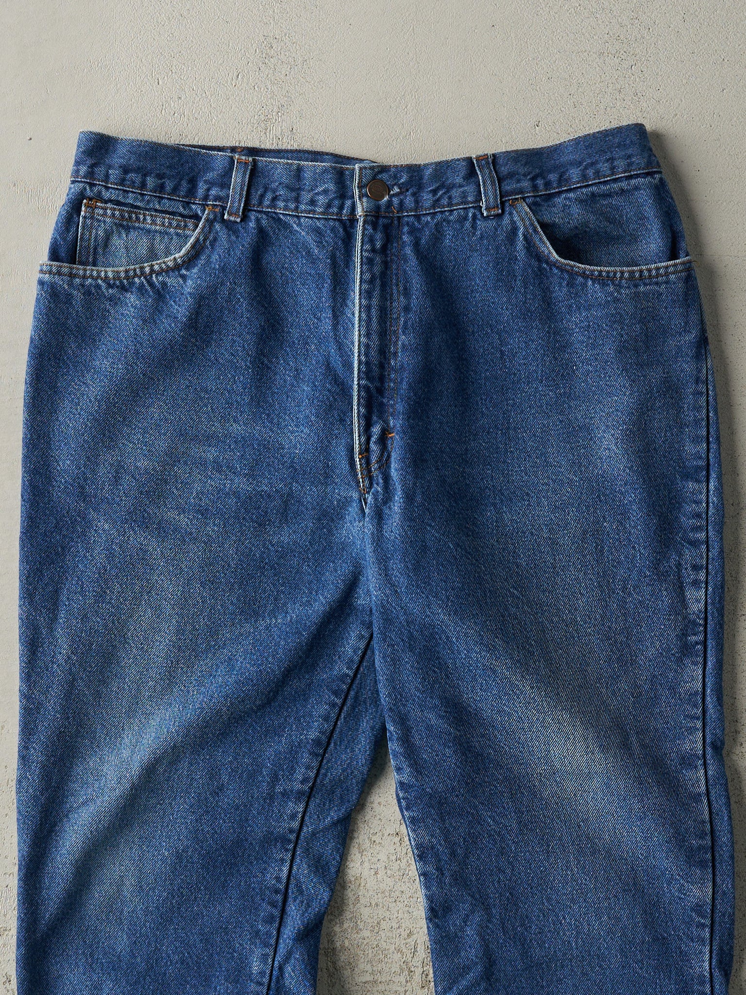 Vintage 90s Mid Wash Dickies Flannel Lined Jeans (37x25.5)