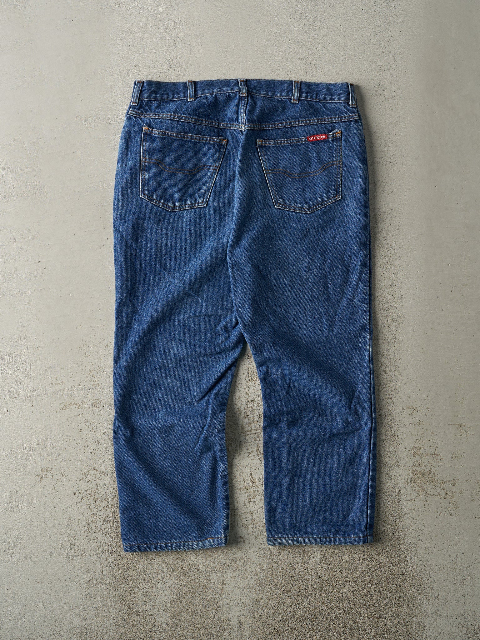 Vintage 90s Mid Wash Dickies Flannel Lined Jeans (37x25.5)