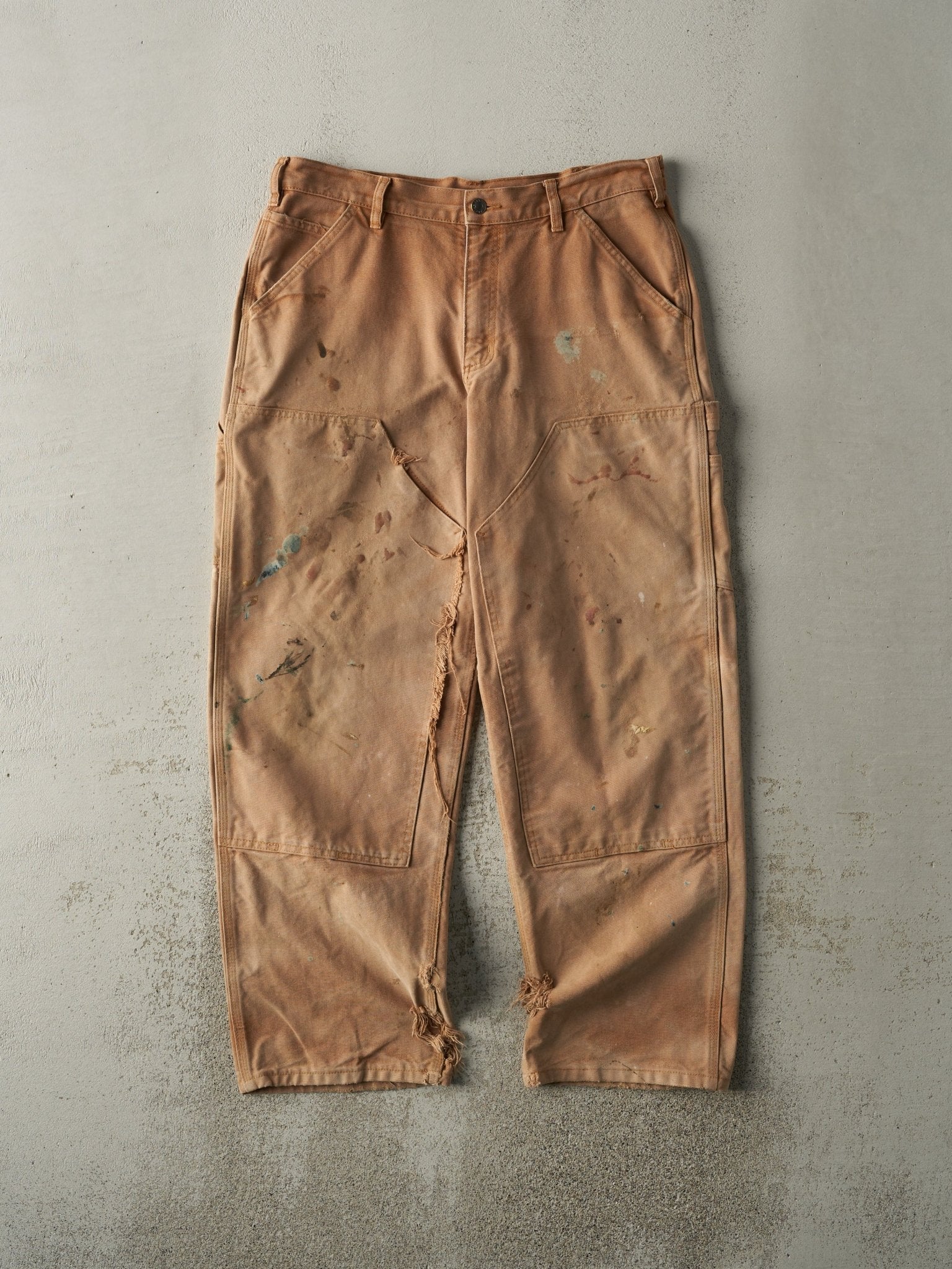Vintage Y2K Camel Dakota Double Knee Carpenter Pants (33x30.5)
