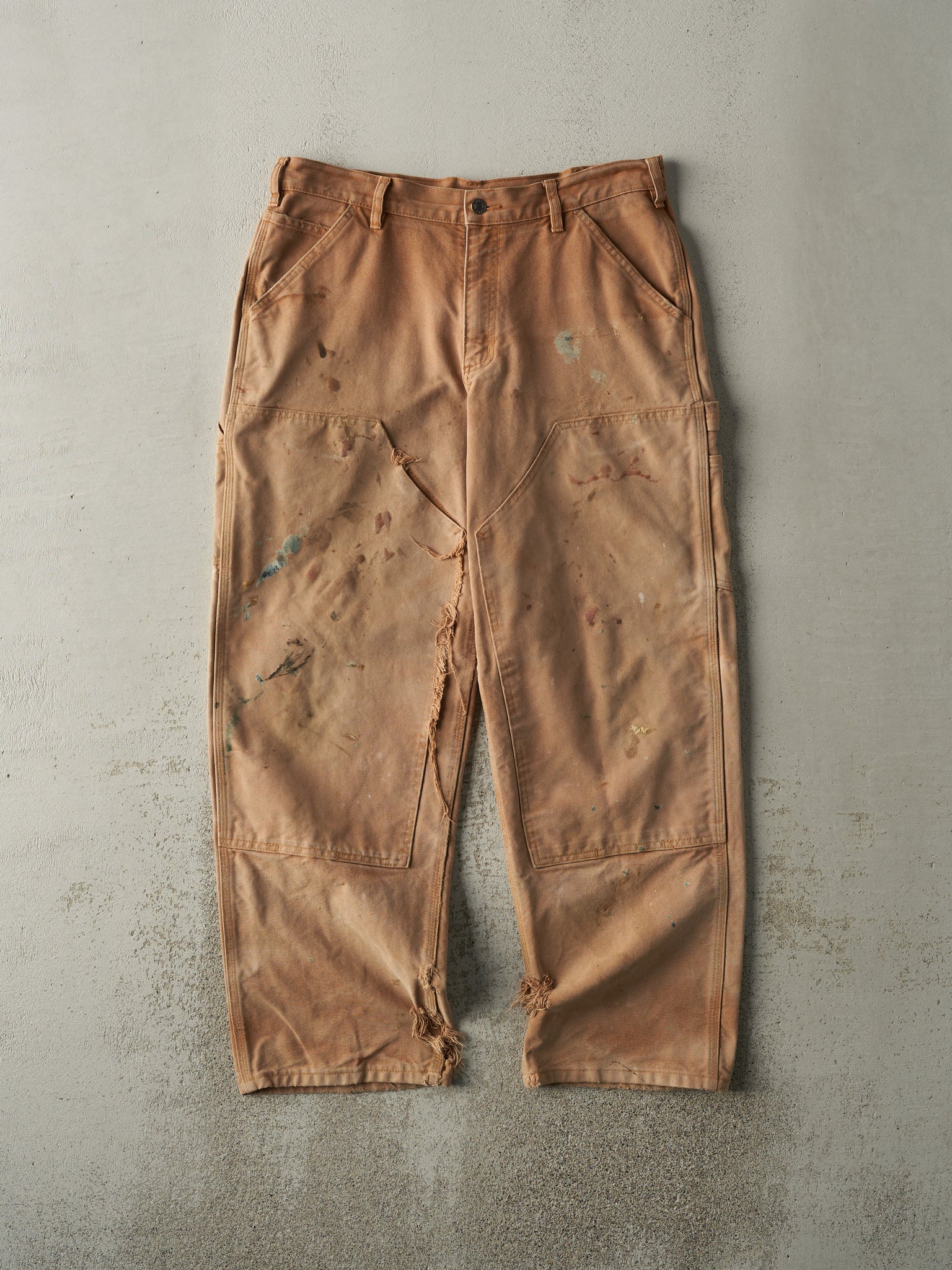 Vintage Y2K Camel Dakota Double Knee Carpenter Pants (33x30.5)