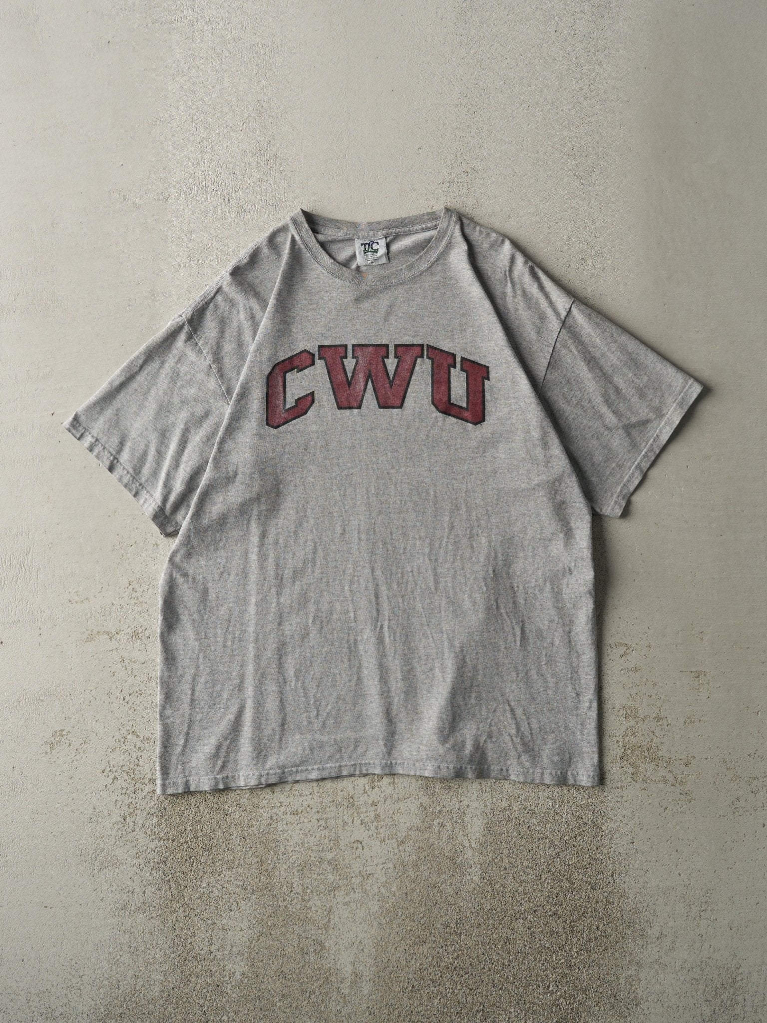Vintage 90s Grey CWU Central Washington University Tee (L)