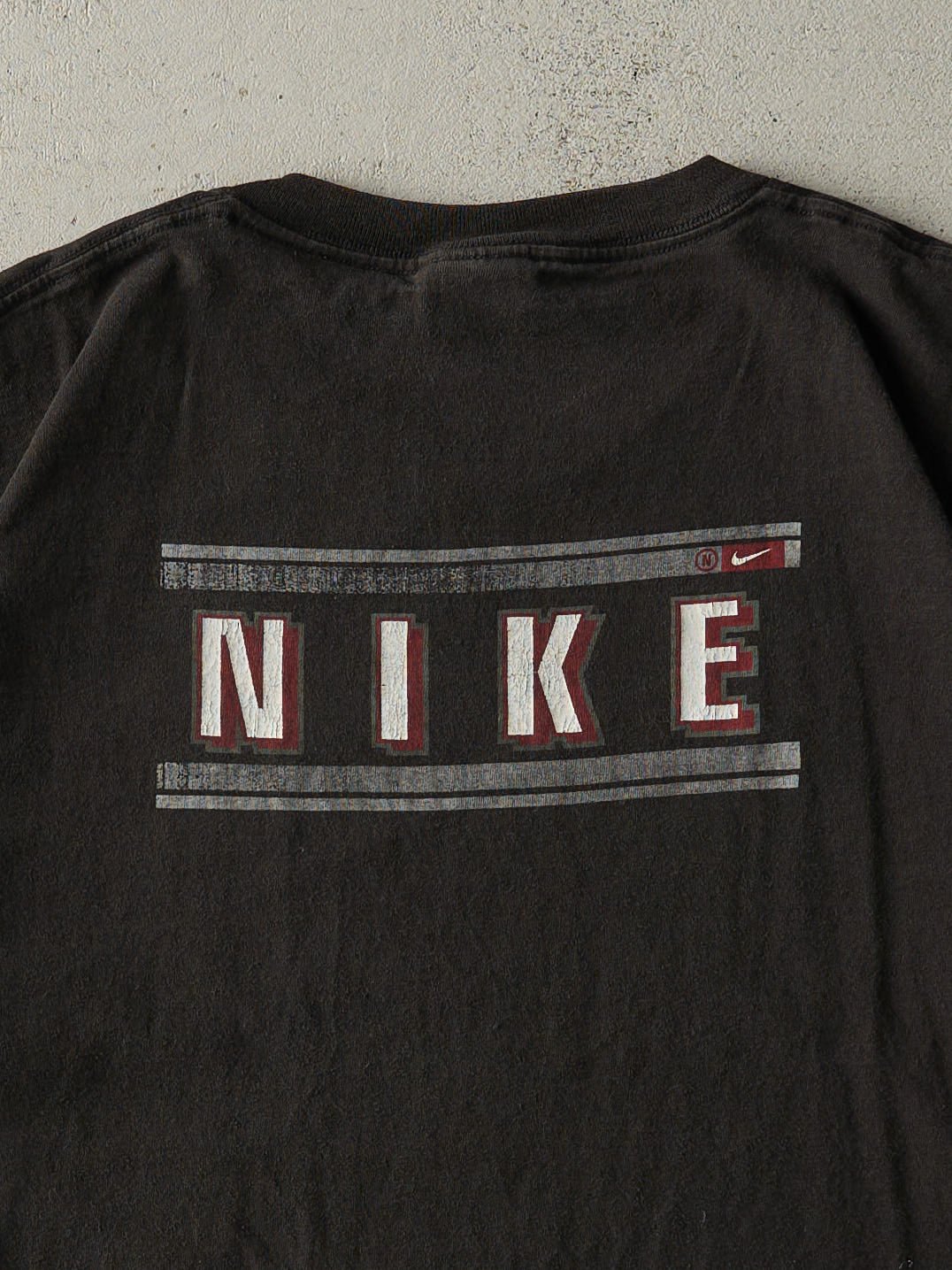 Vintage 90s Black Nike Logo Tee (L)