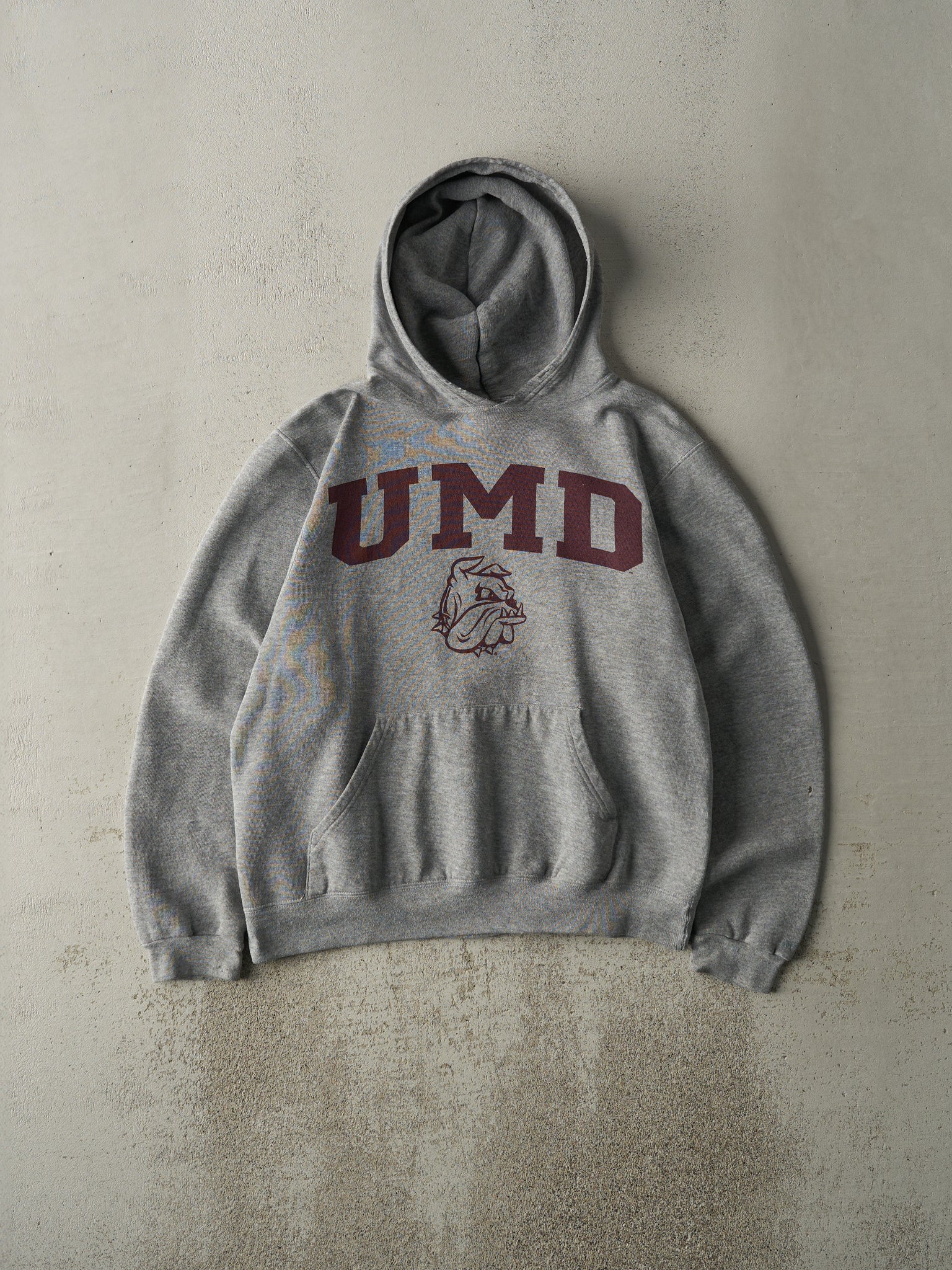 Vintage 90s Grey UMD University of Maryland Hoodie (M)