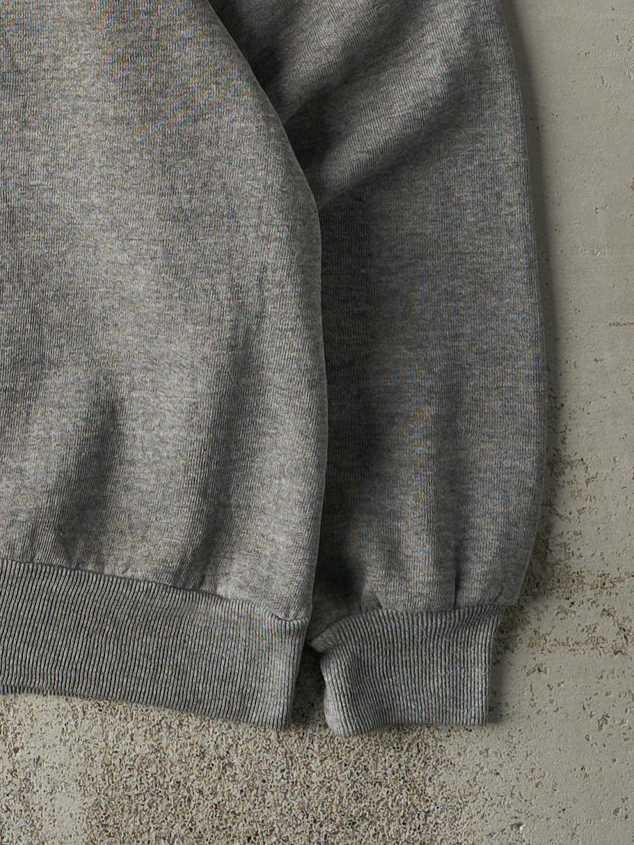 Vintage 90s Grey Blank Crewneck (M)