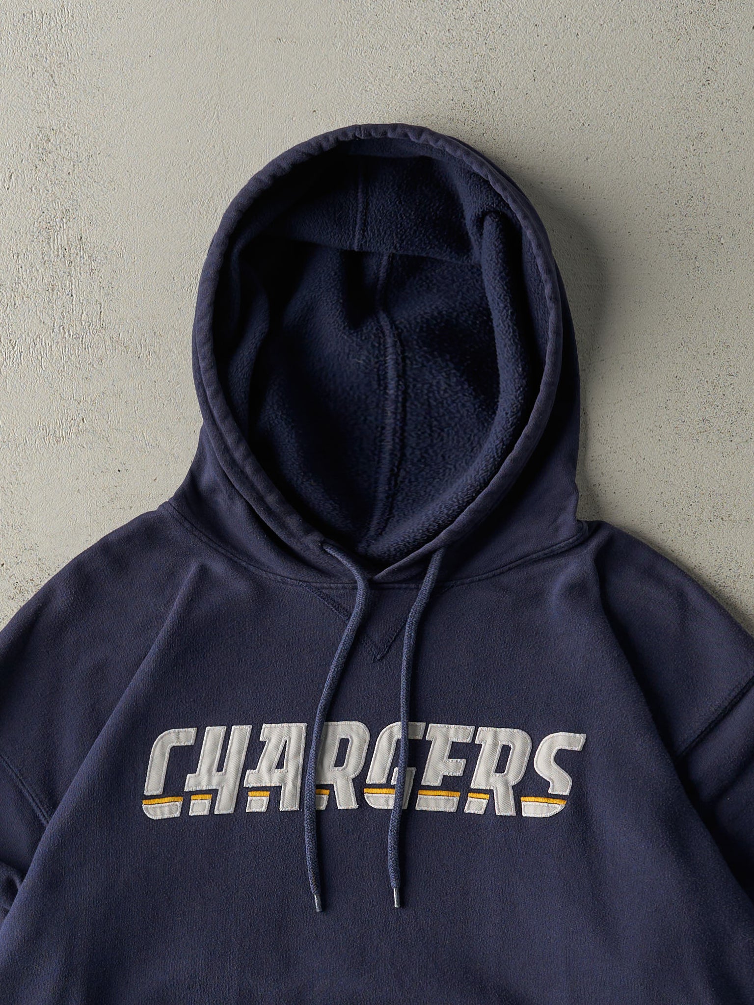 Vintage 90s Navy Blue San Diego Chargers Embroidered Hoodie (L)