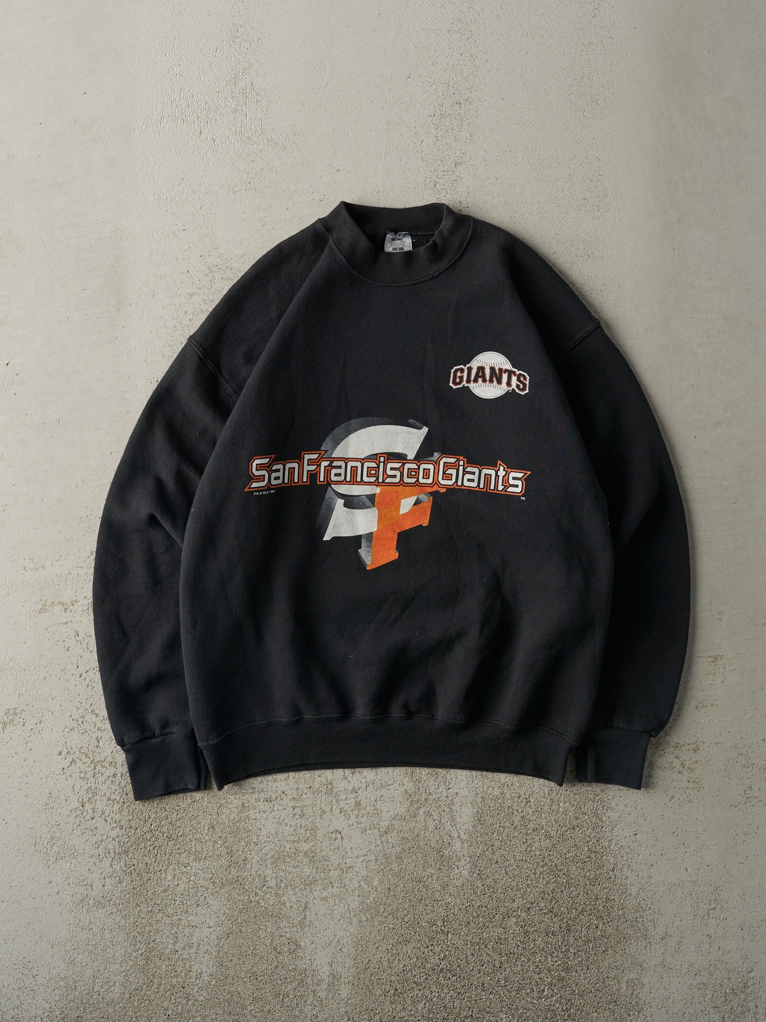 Vintage 97' Black San Francisco Giants Crewneck (M/L)