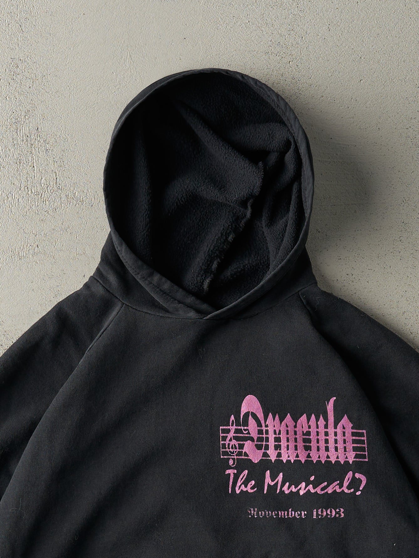 Vintage 93' Black Dracula the Musical Hoodie (L)