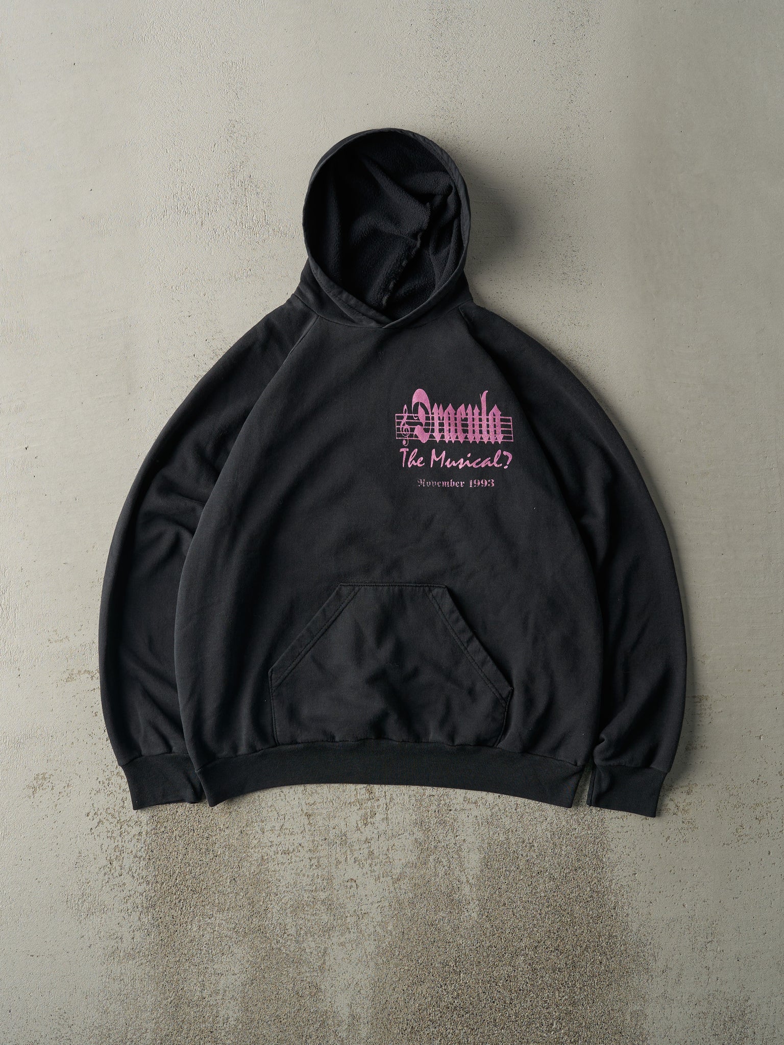 Vintage 93' Black Dracula the Musical Hoodie (L)