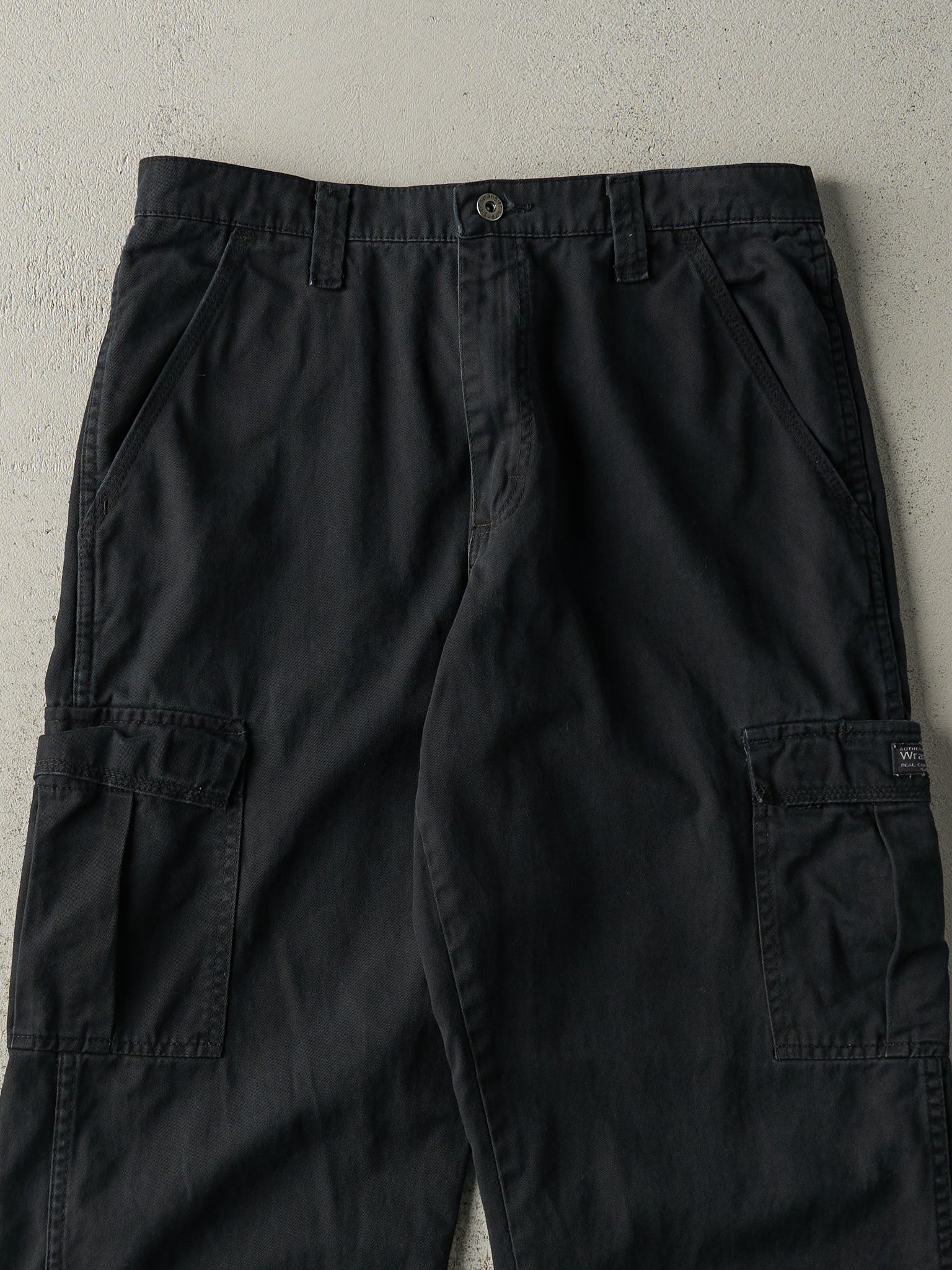 Vintage Y2K Black Wrangler Cargo Work Pants (32x32)