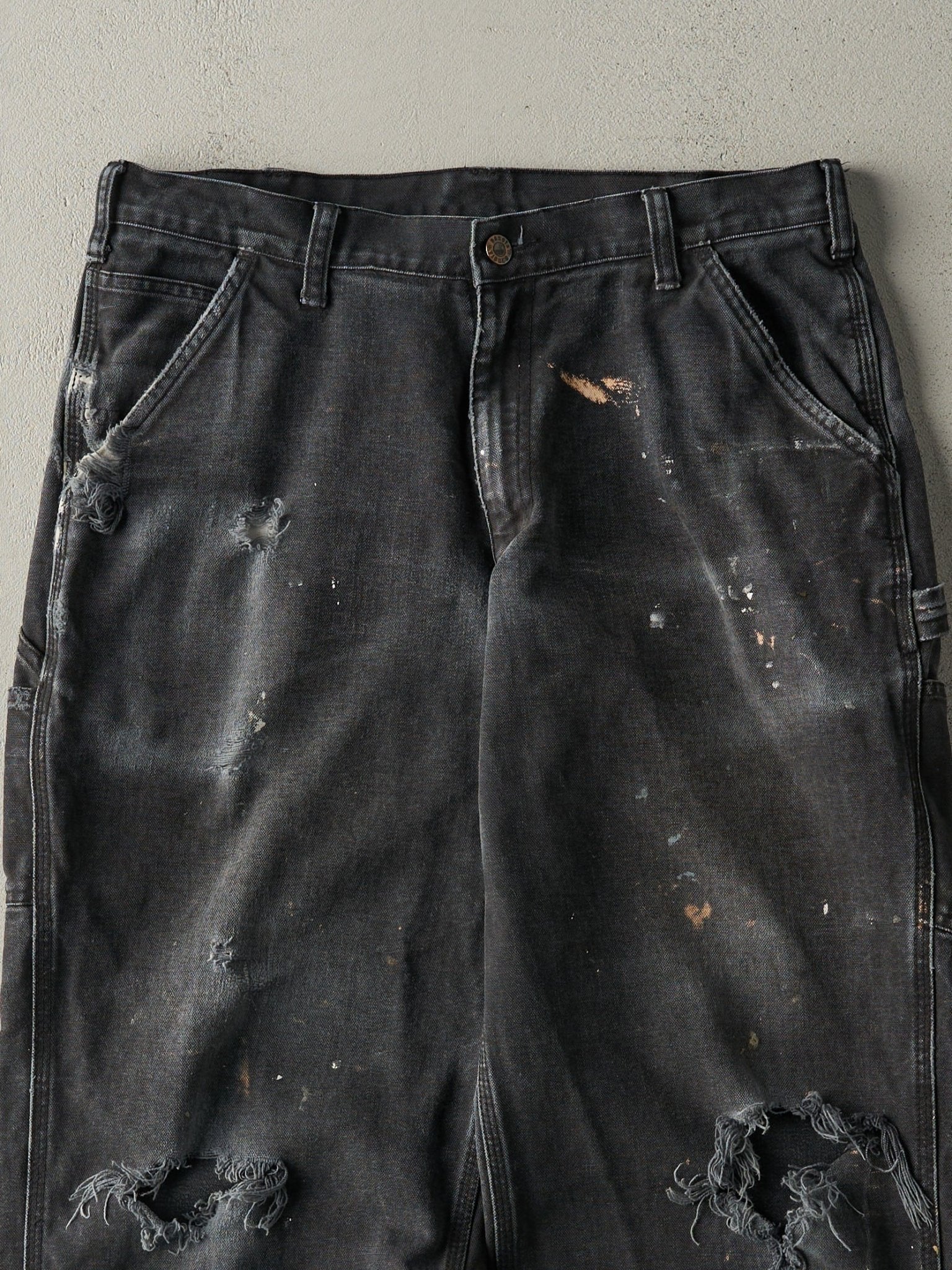 Vintage Y2K Faded Black Dakota Carpenter Pants (33x27.5)