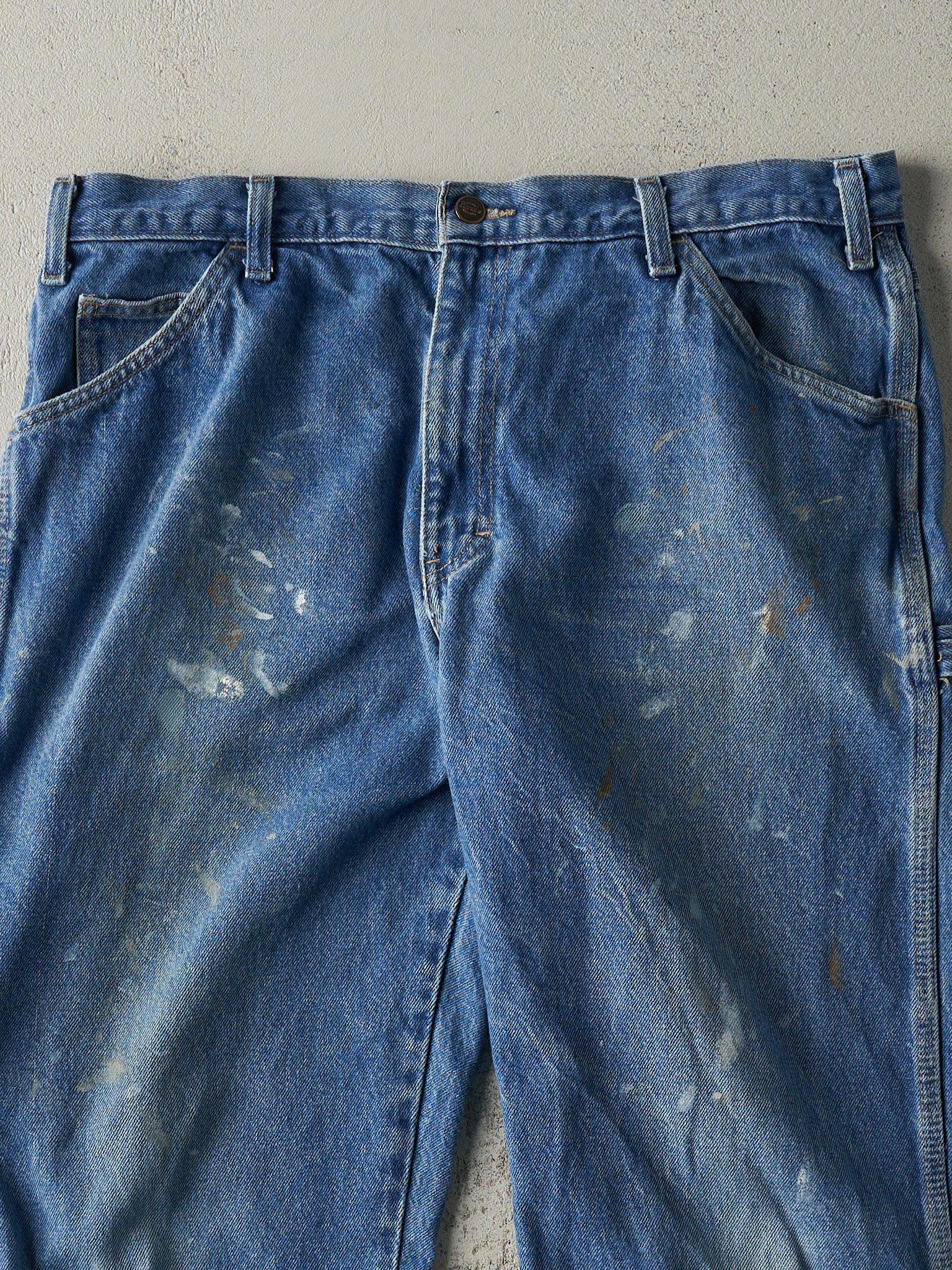 Vintage 90s Mid Wash Dickies Carpenter Jeans (36.5x32.5)