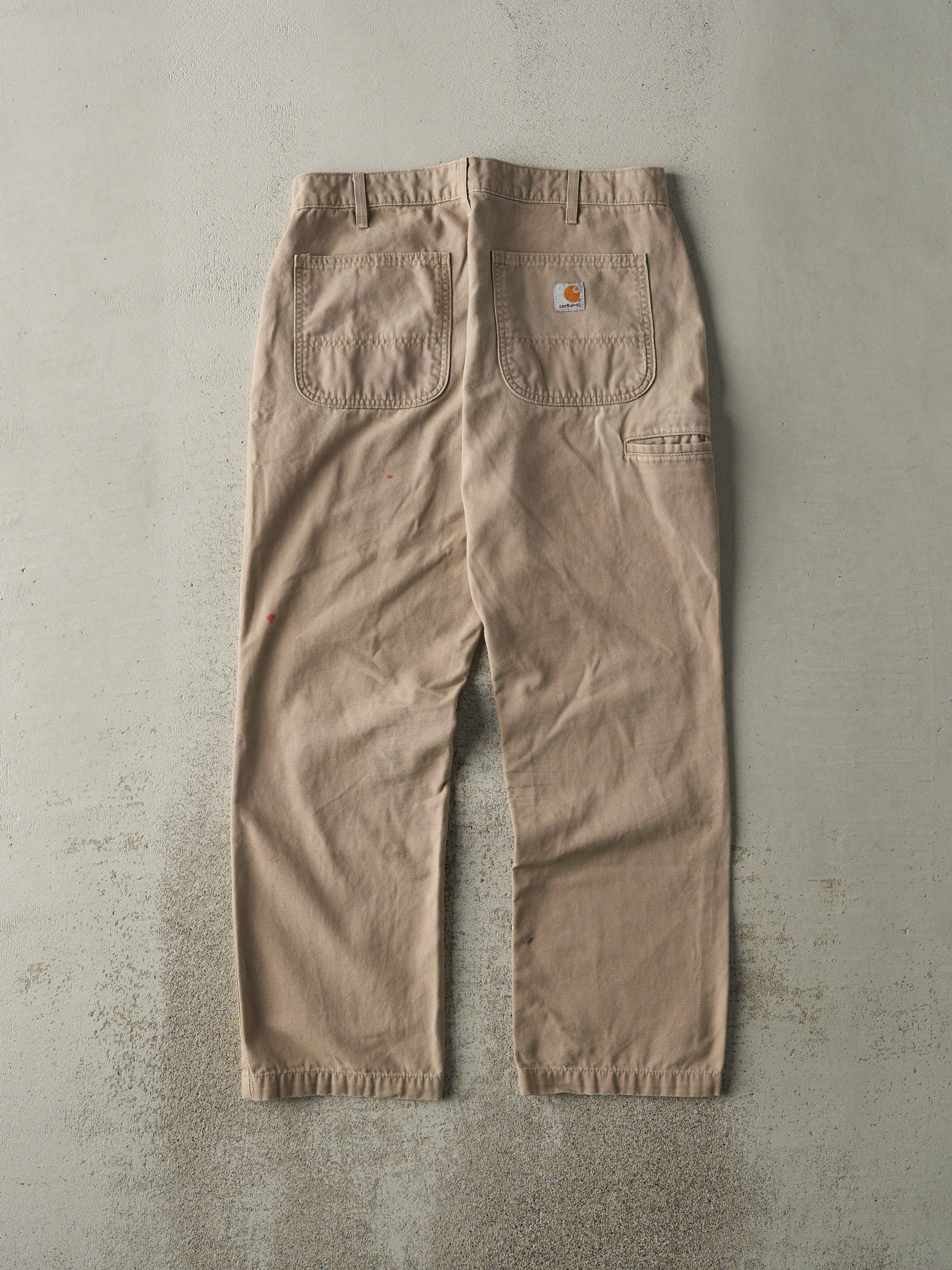 Vintage Y2K Beige Carhartt Work Pants (32x29.5)