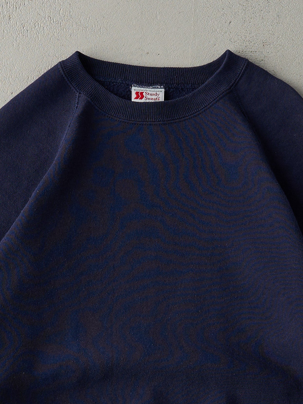 Vintage 80s Navy Blue Blank Crewneck (M)