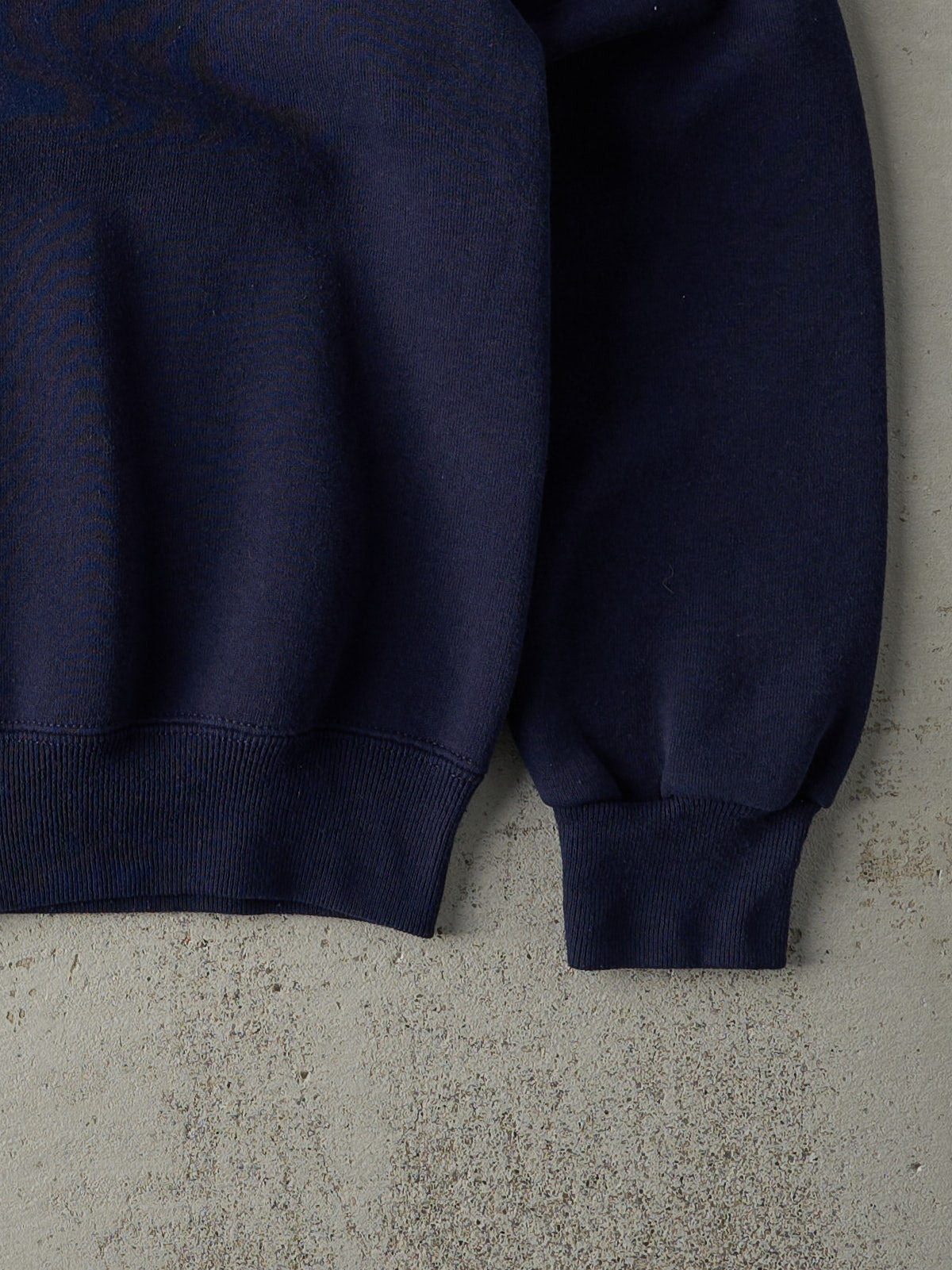 Vintage 80s Navy Blue Blank Crewneck (M)