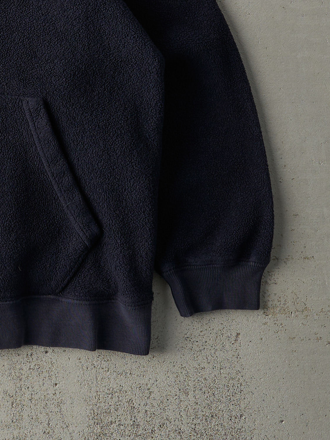 Vintage Y2K Navy Blue Gap Fleece Hoodie (M)