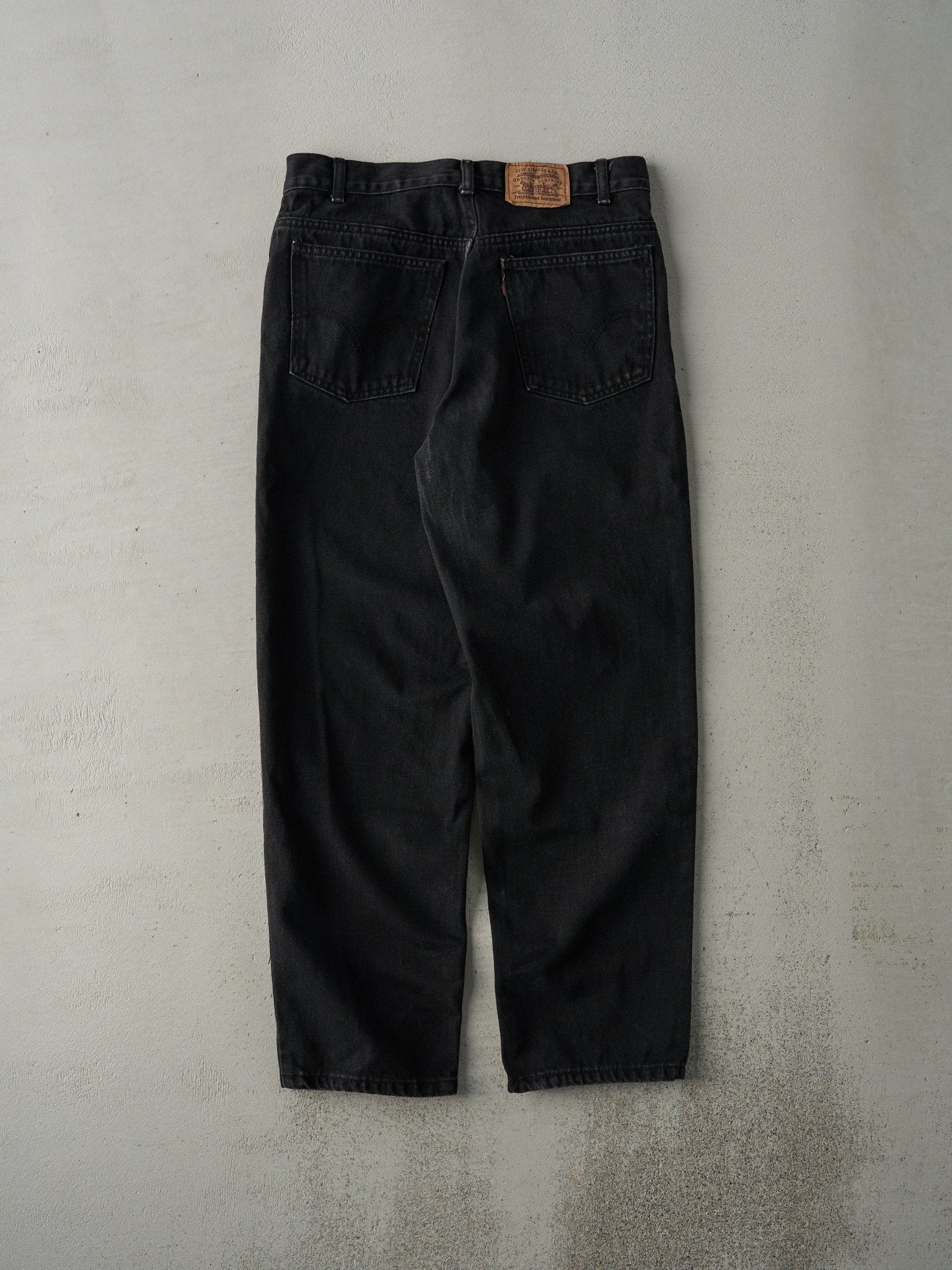 Vintage 90s Black Levi's Orange Tab Denim Pants (31.5x28.5)