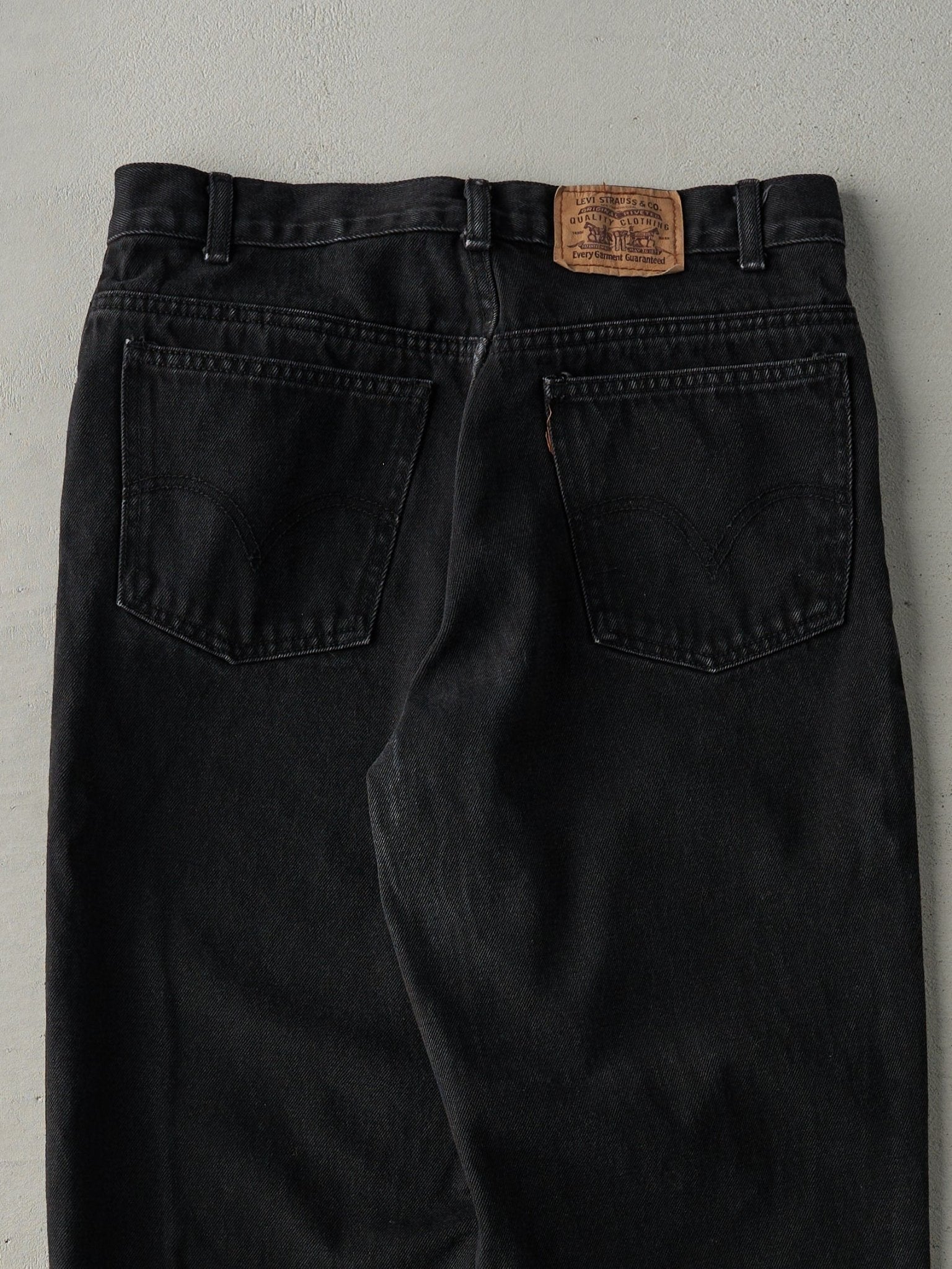 Vintage 90s Black Levi's Orange Tab Denim Pants (31.5x28.5)