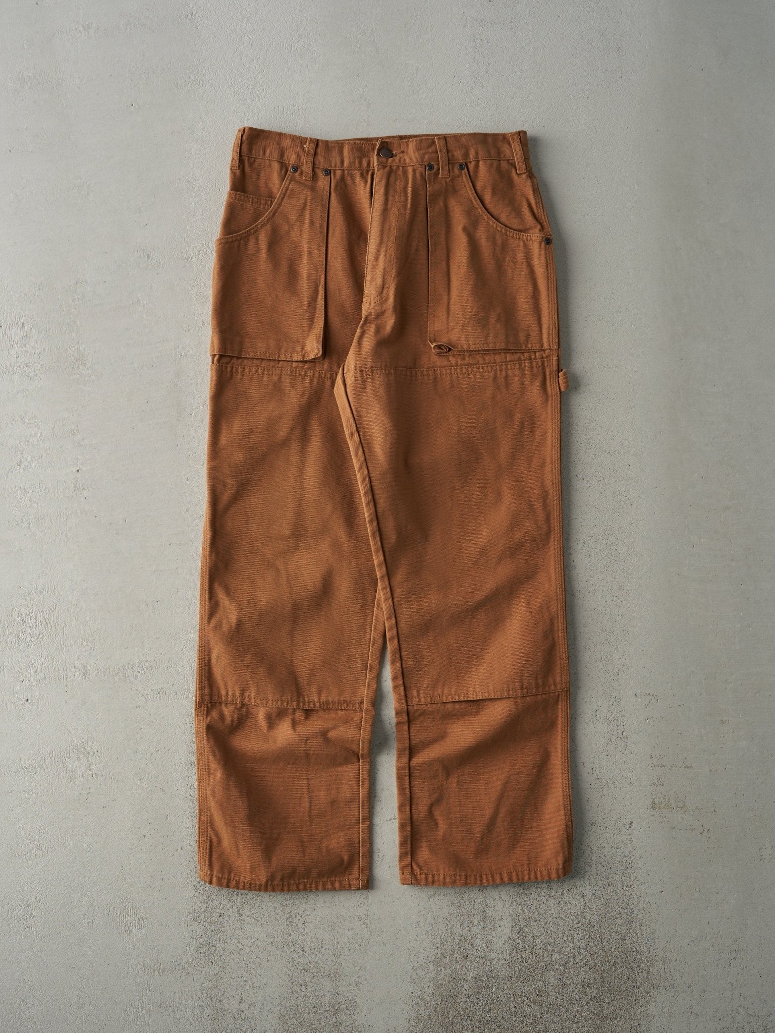 Vintage Y2K Camel Dickies Double Knee L Pocket Carpenter Pants (31x29)