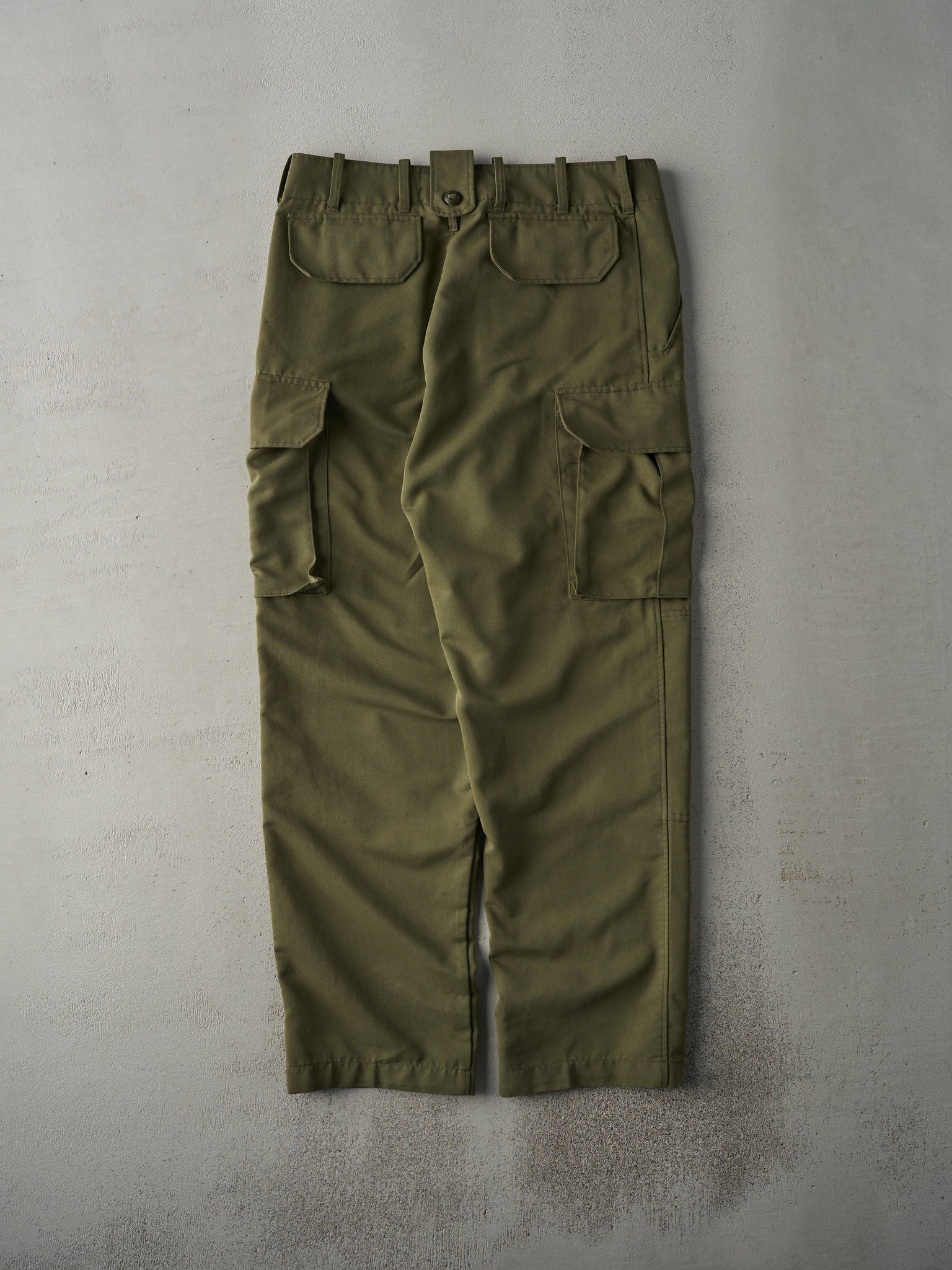 Vintage 90s Olive Green Tactical Double Knee Army Pants (36x32)