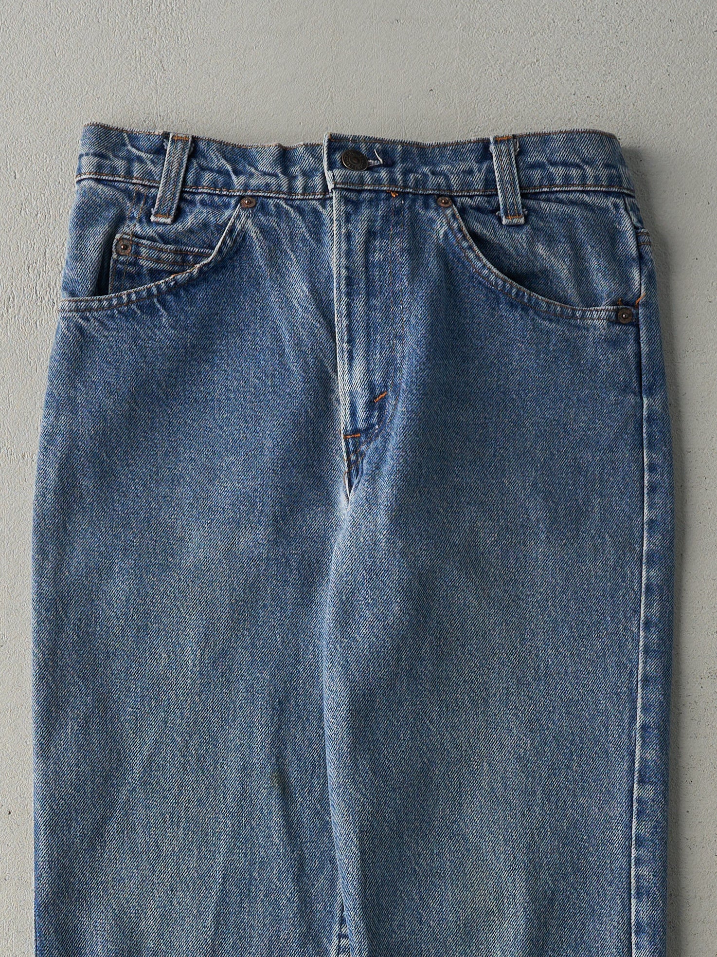 Vintage 80s Light Wash Levi's Orange Tab Jeans (28x30)