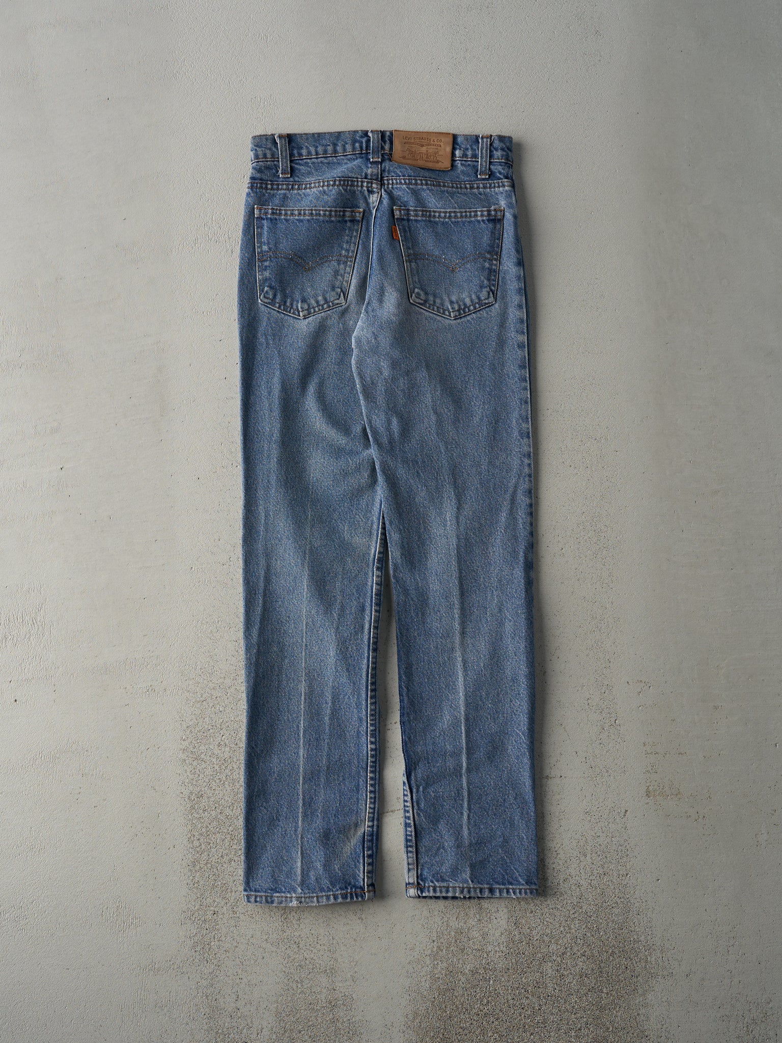Vintage 80s Light Wash Levi's Orange Tab Jeans (28x30)