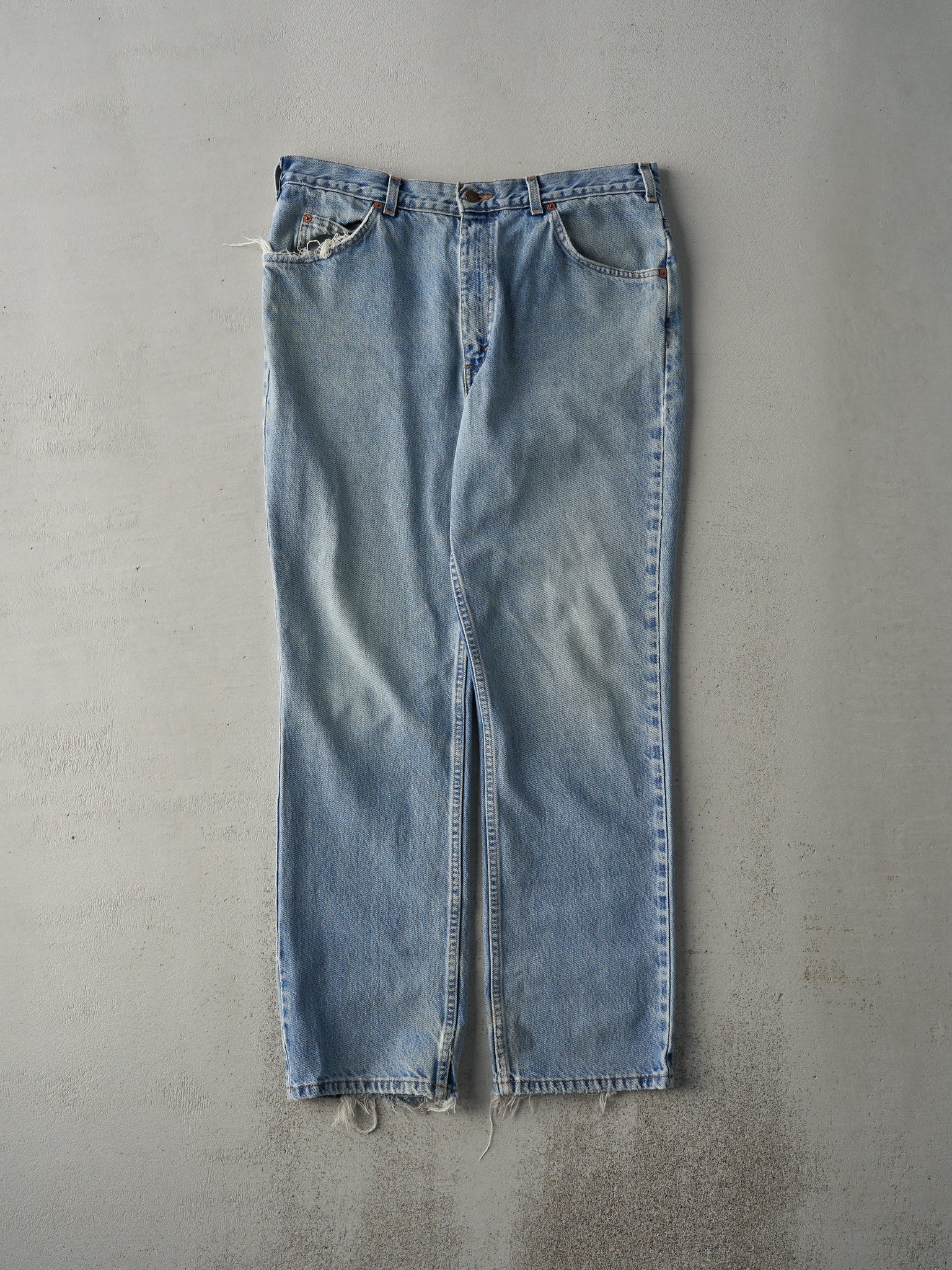 Vintage 80s Light Wash Levi's Orange Tab Jeans (35x29.5)