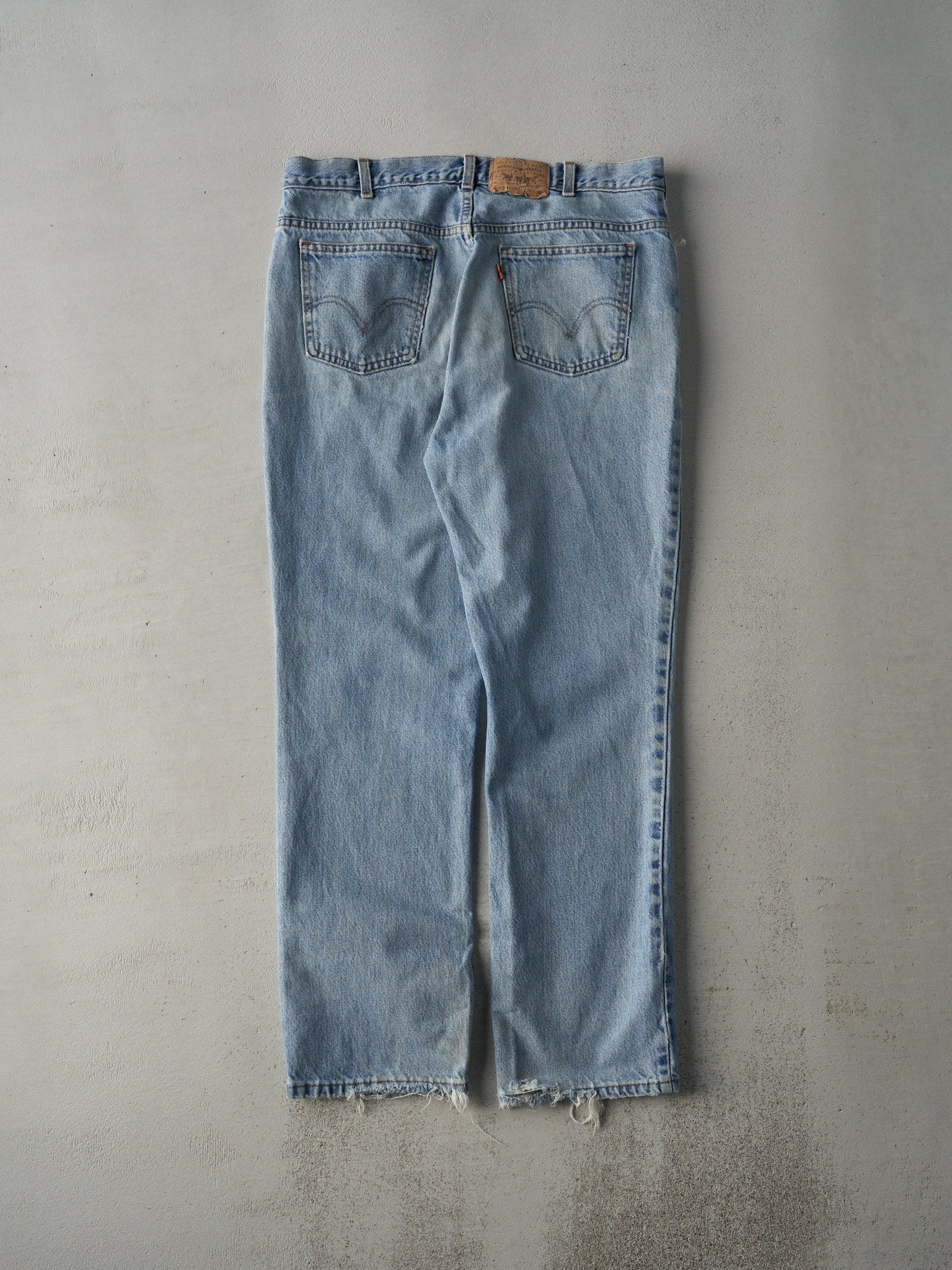 Vintage 80s Light Wash Levi's Orange Tab Jeans (35x29.5)