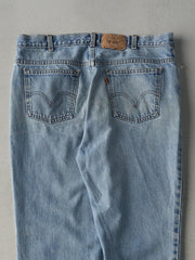 Vintage 80s Light Wash Levi's Orange Tab Jeans (35x29.5)