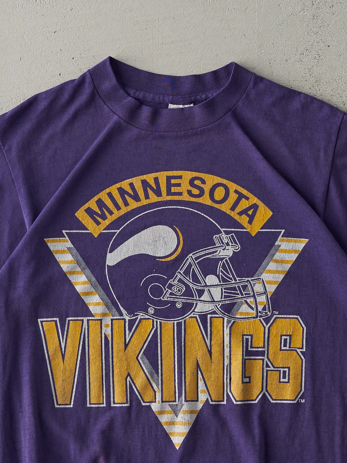 Vintage 80s Purple Minnesota Vikings Single Stitch Tee (S)