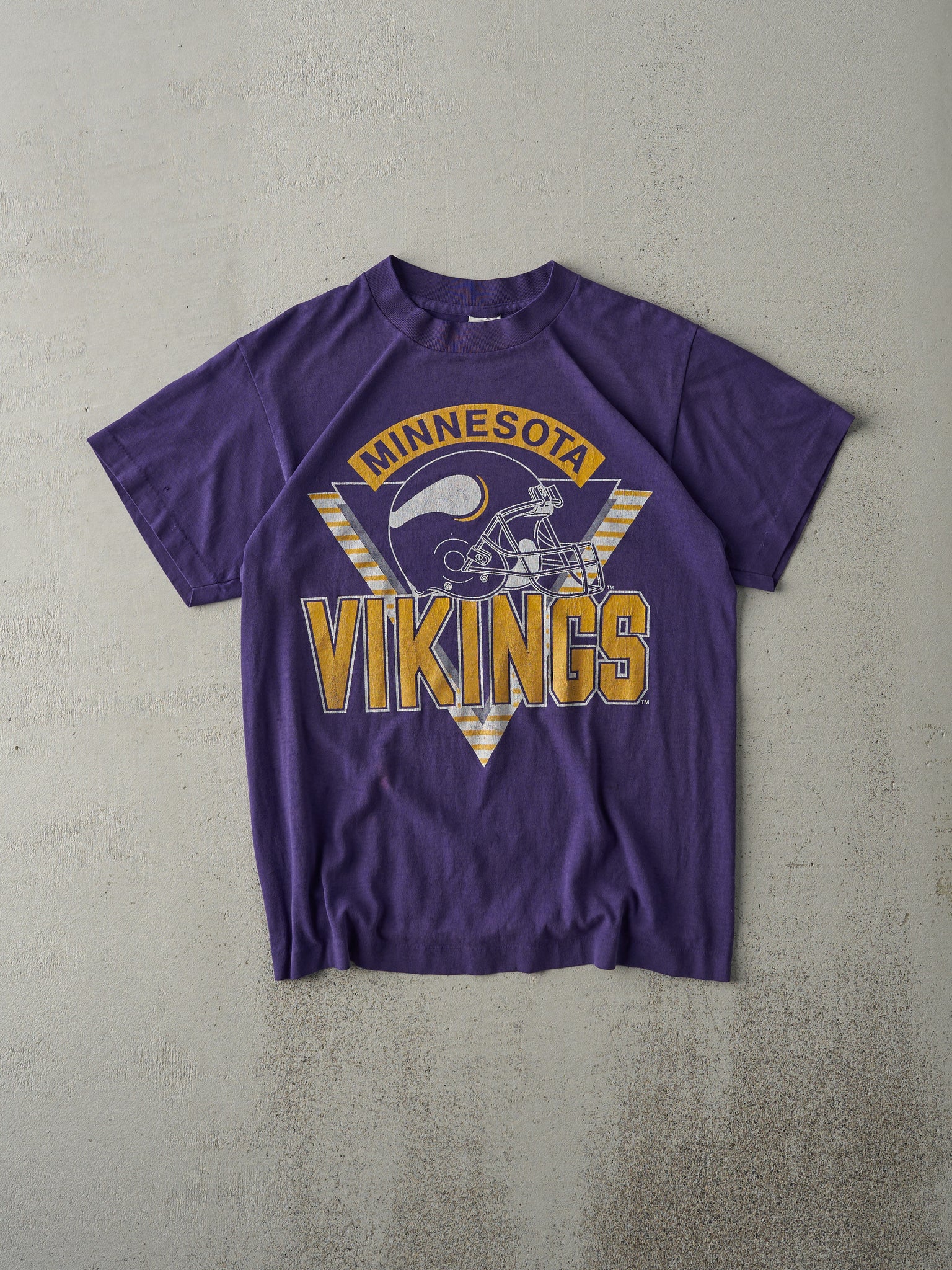 Vintage 80s Purple Minnesota Vikings Single Stitch Tee (S)