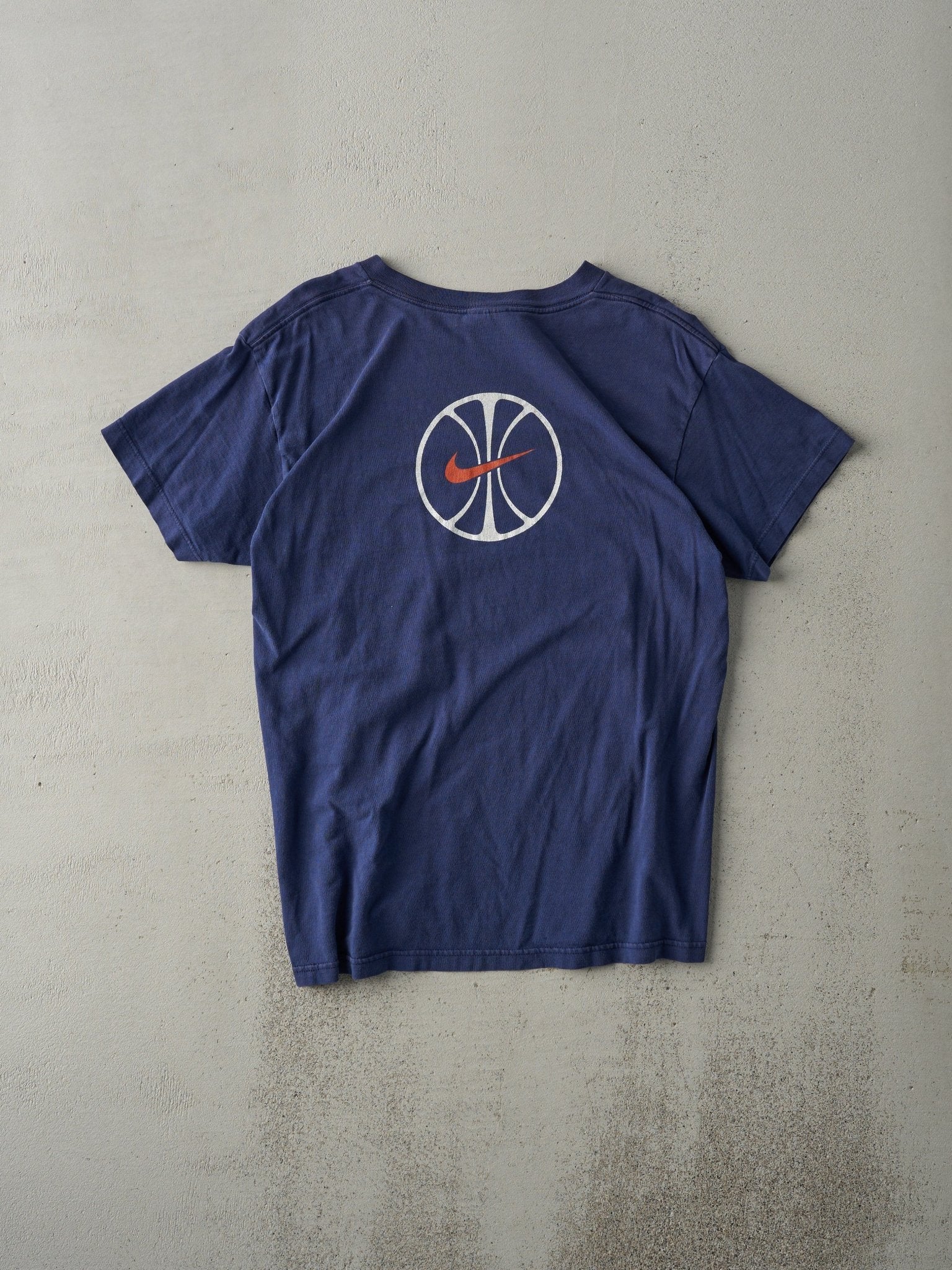 Vintage 90s Navy Nike Basketball Tee (S)