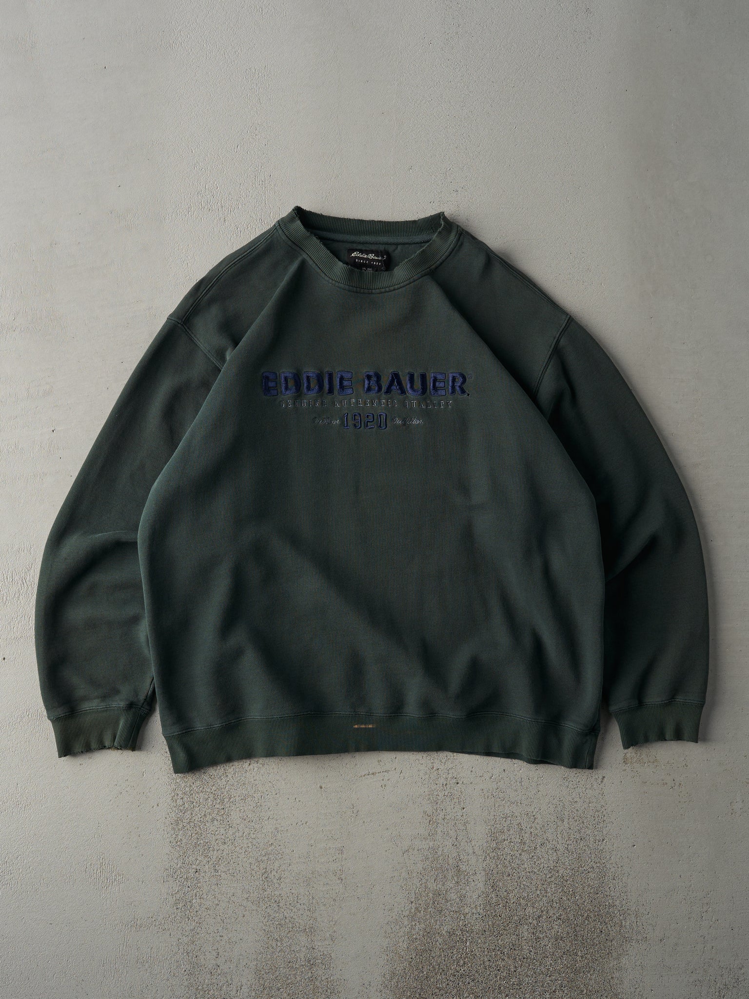 Vintage 90s Forest Green Eddie Bauer Crewneck (L)