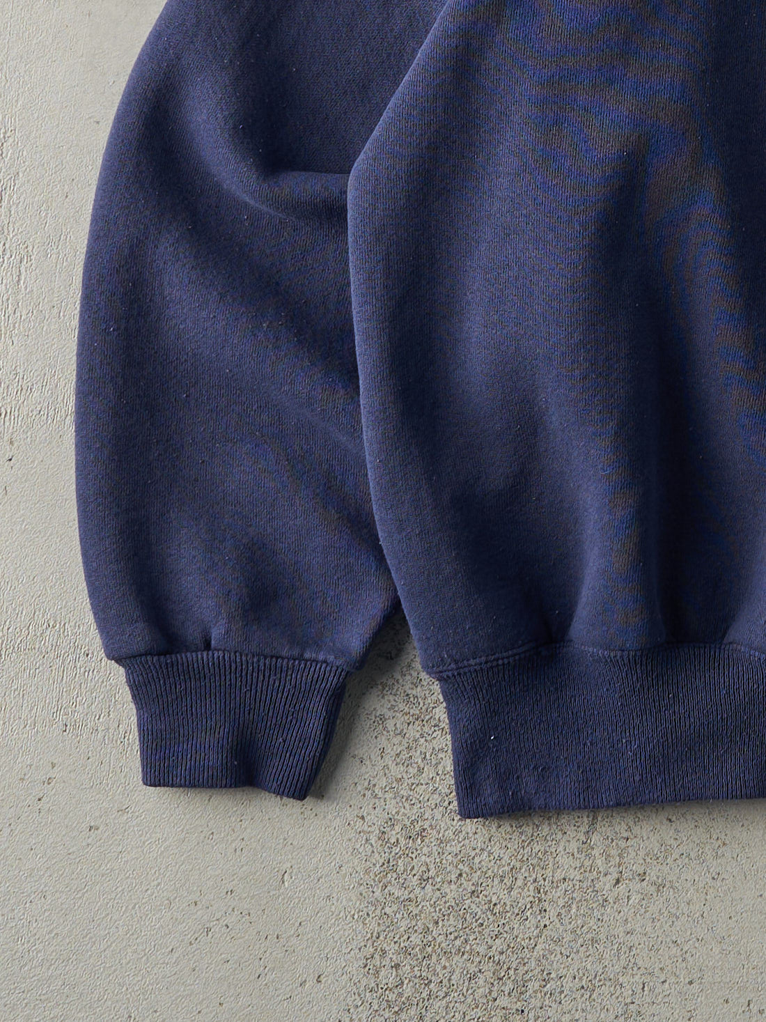 Vintage 90s Navy Blue Blank Boxy Crewneck (L)