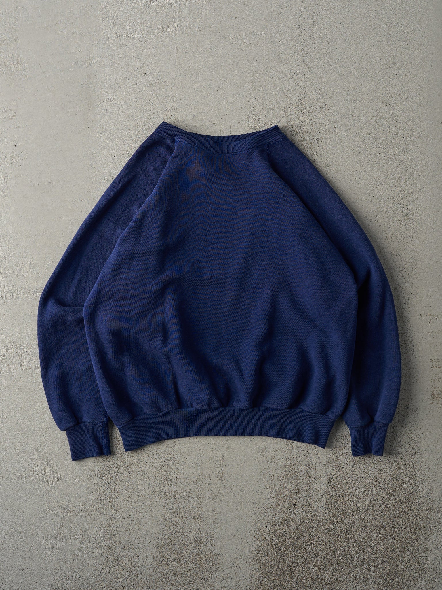 Vintage 80s Navy Blue Blank Crewneck (M)