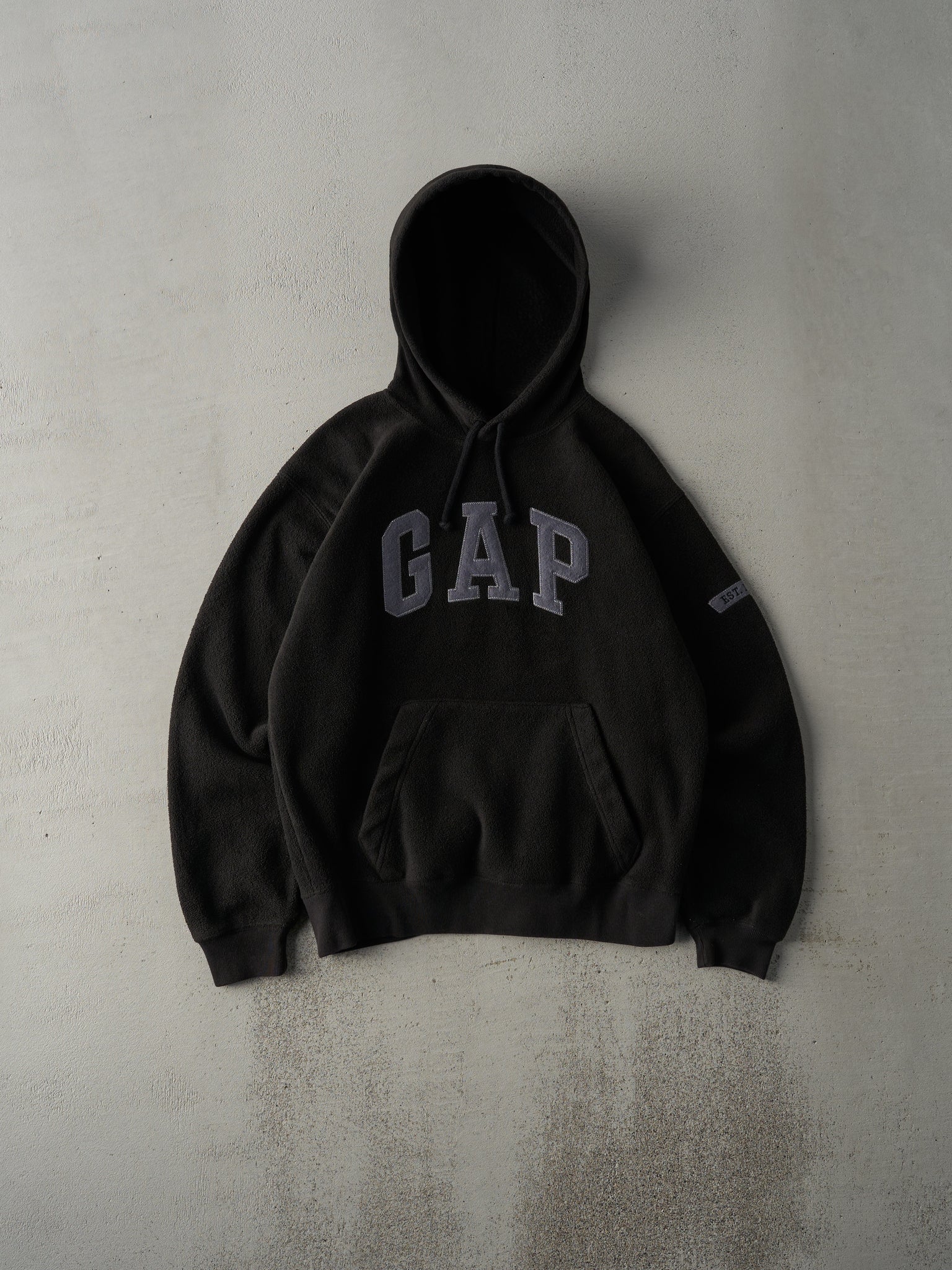 Vintage Y2K Black Gap Fleece Hoodie (M)