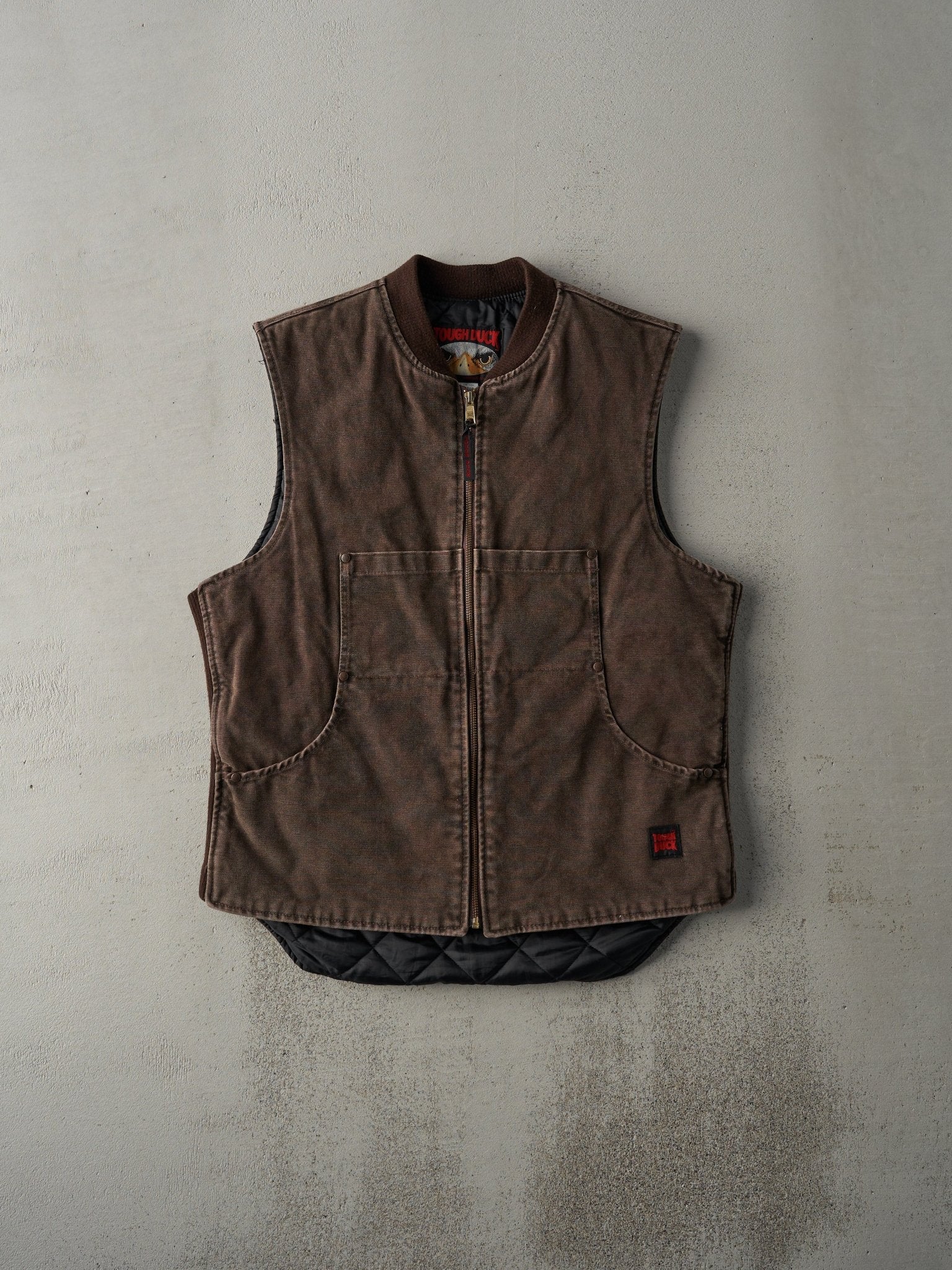 Vintage 90s Brown Tough Duck Vest (M)