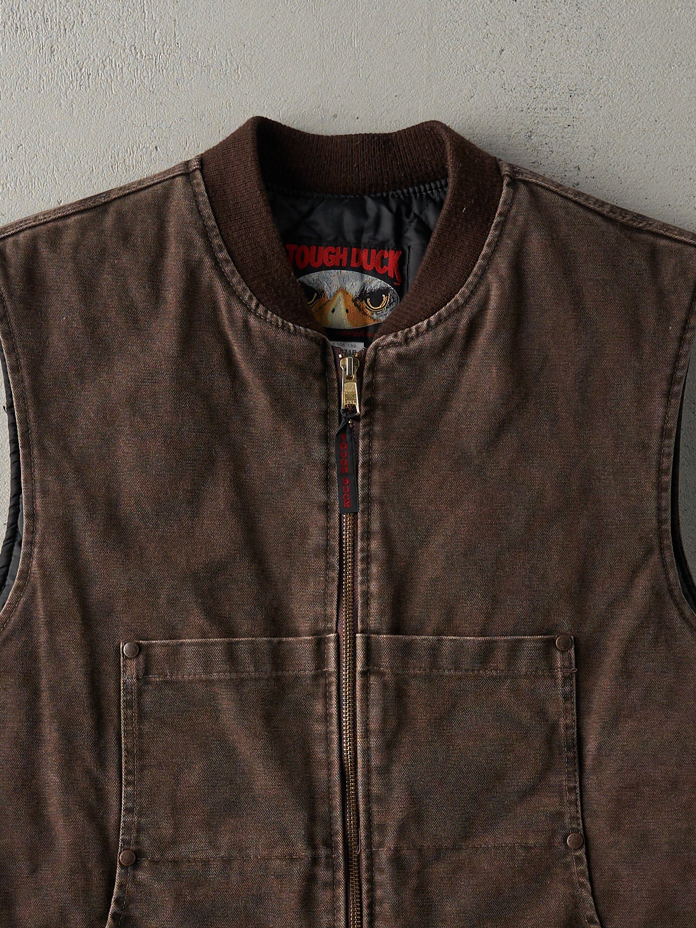 Vintage 90s Brown Tough Duck Vest (M)