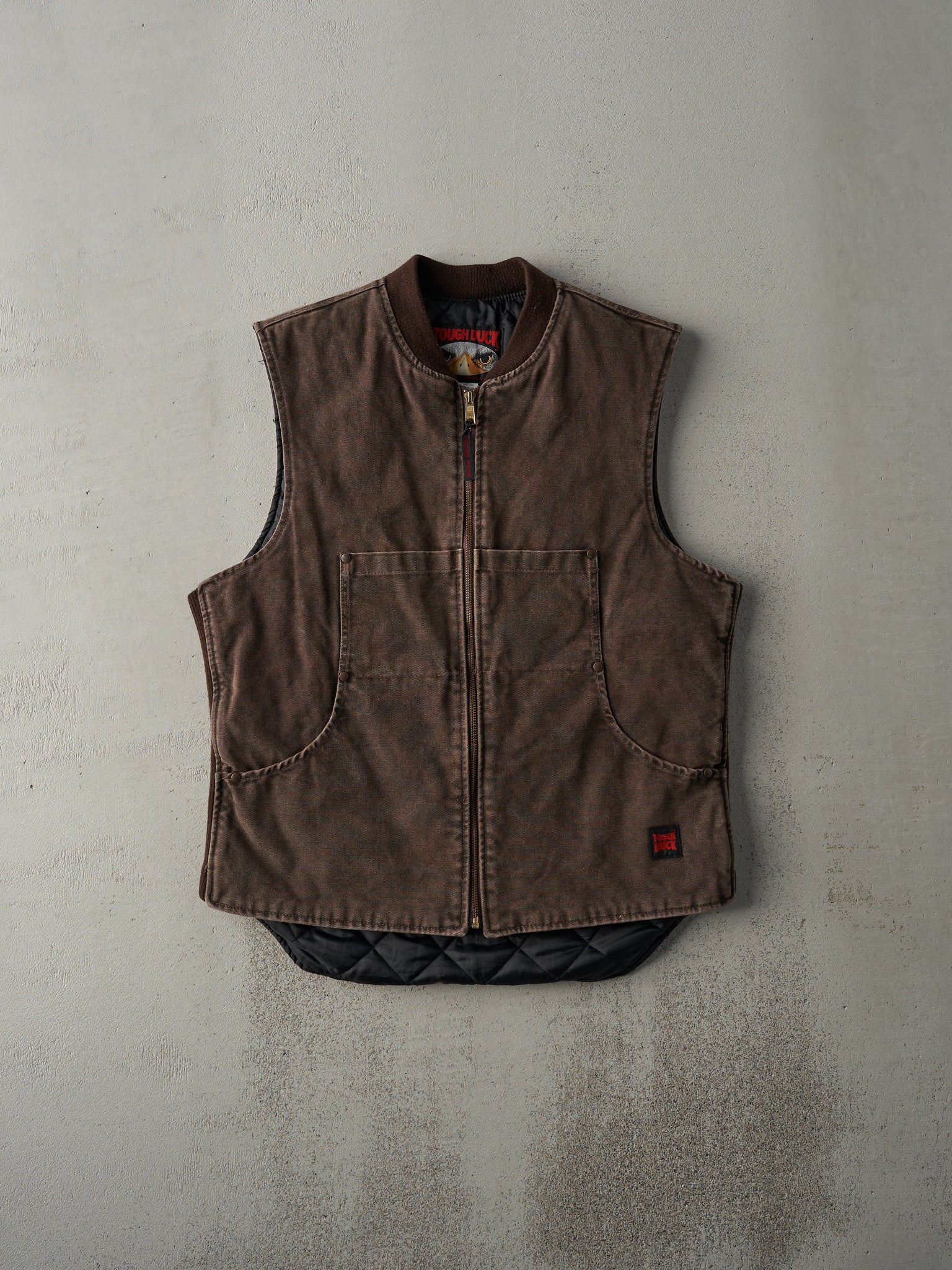 Vintage 90s Brown Tough Duck Vest (M)