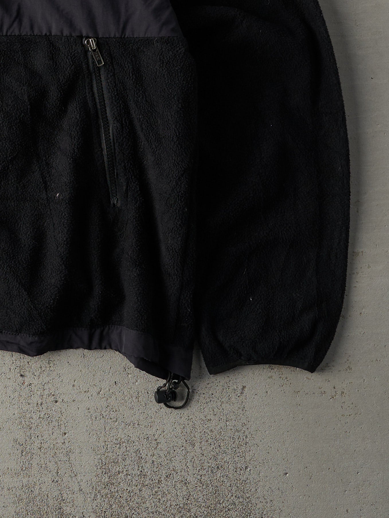 Vintage 90s Black The North Face Denali Fleece Jacket (M)