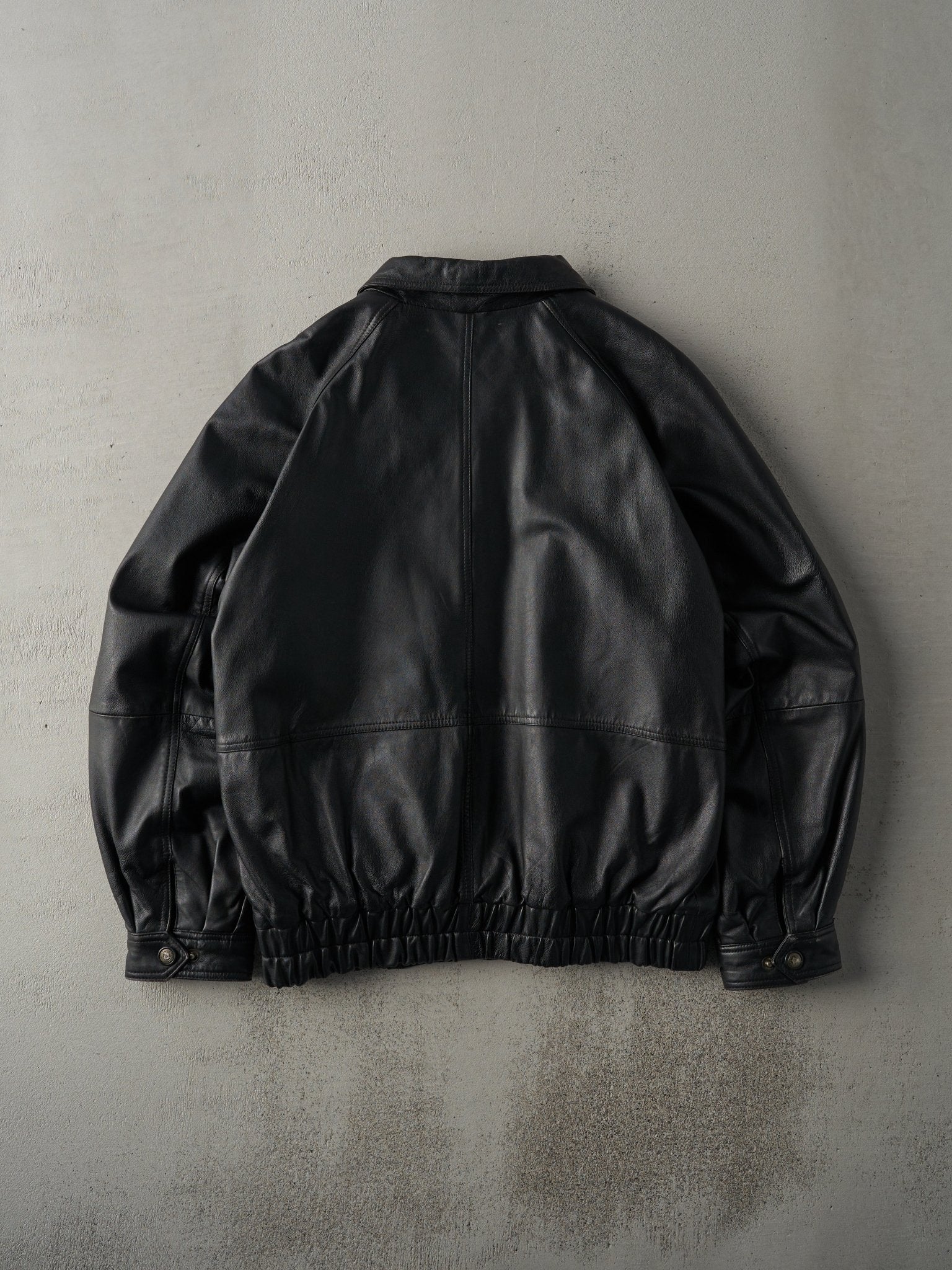 Vintage 90s Black Joes Casual Leather Jacket (M/L)
