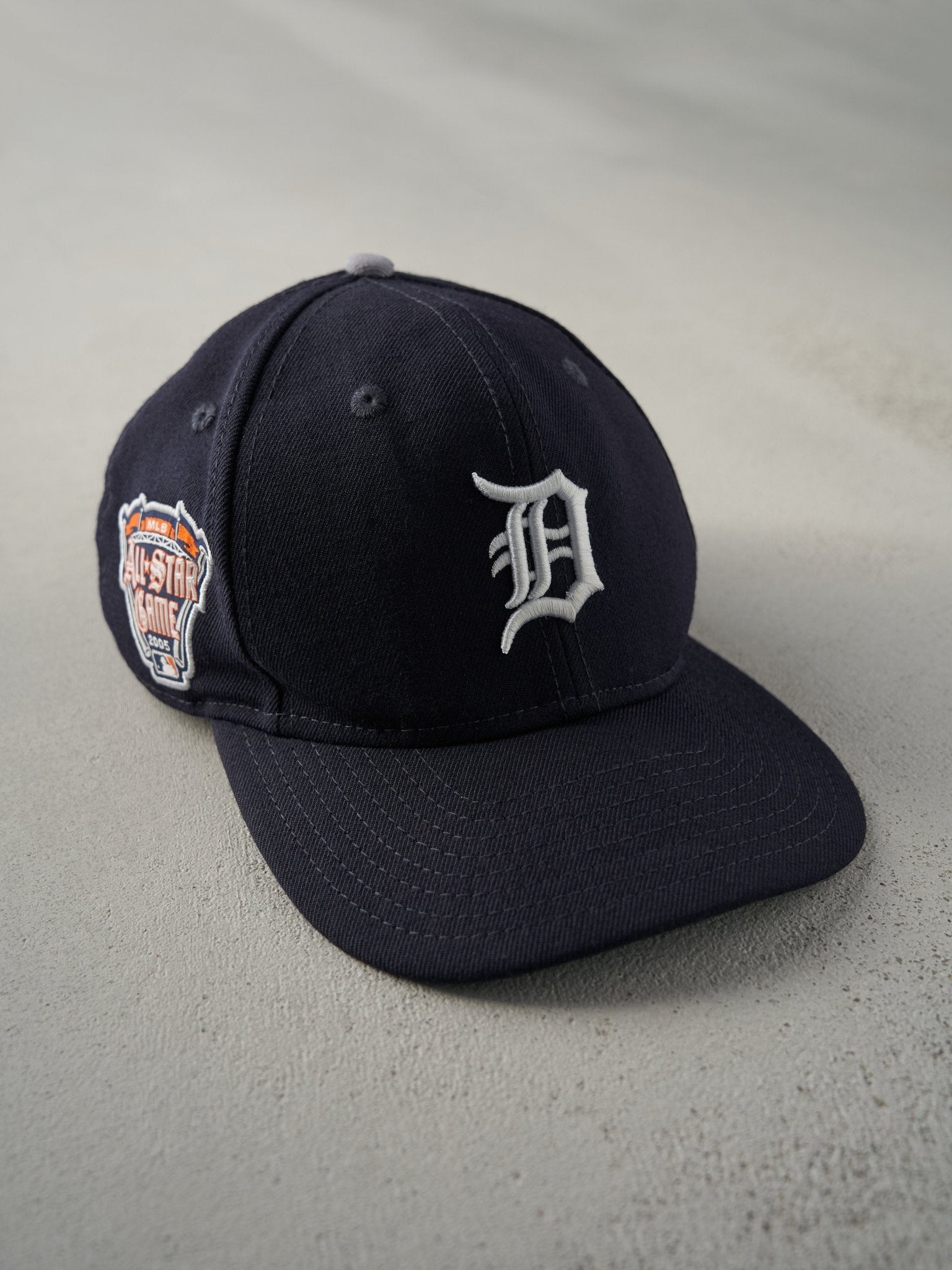 Vintage 05' Navy Blue Detroit Tigers All Star Game Snapback Hat