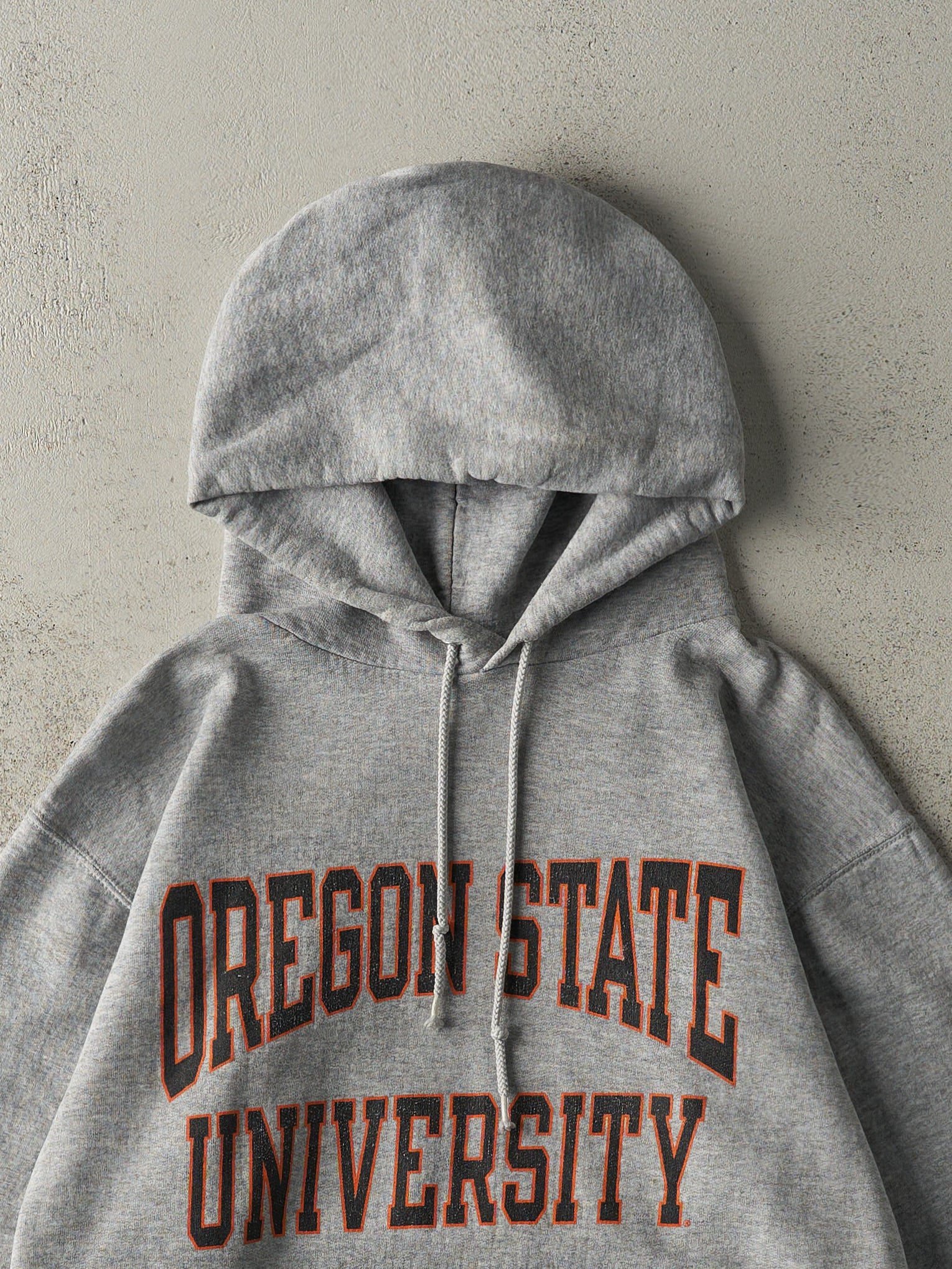 Vintage Y2K Grey Oregon State University Hoodie (S/M)