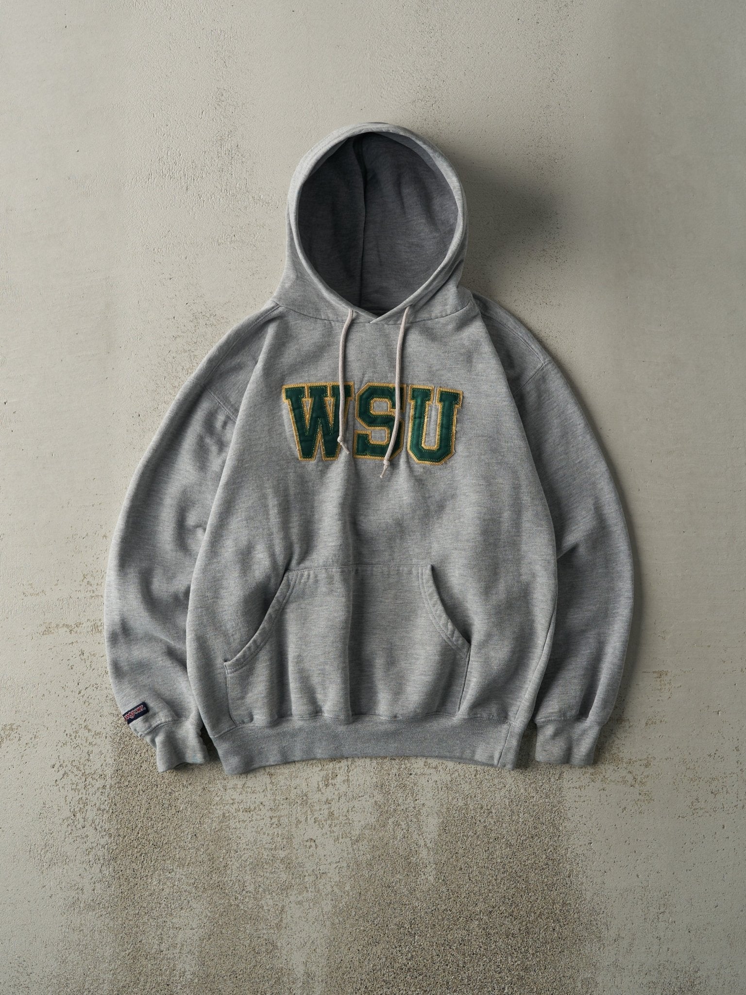 Vintage Y2K Grey Wayne State University Hoodie (S/M)