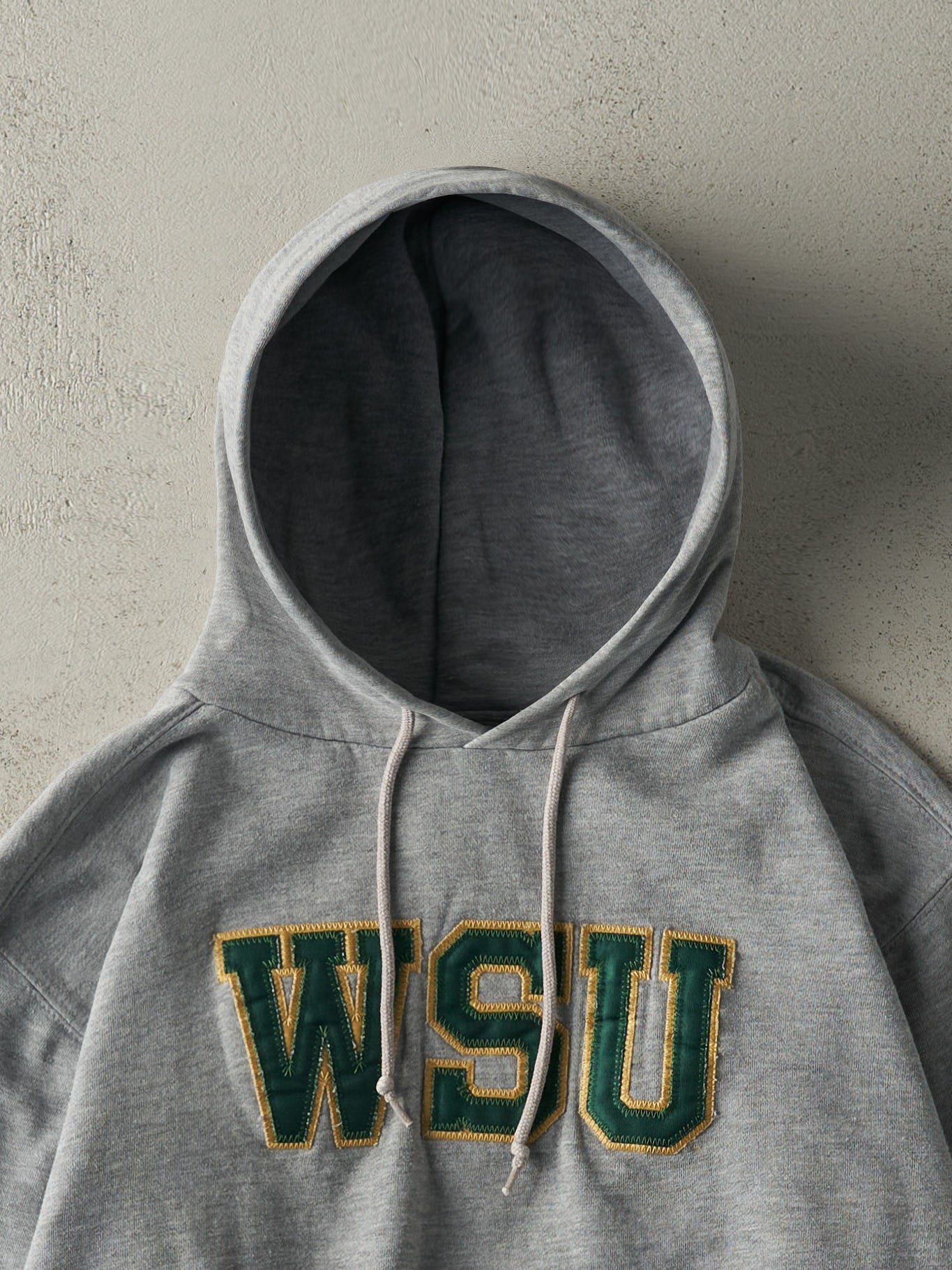 Vintage Y2K Grey Wayne State University Hoodie (S/M)