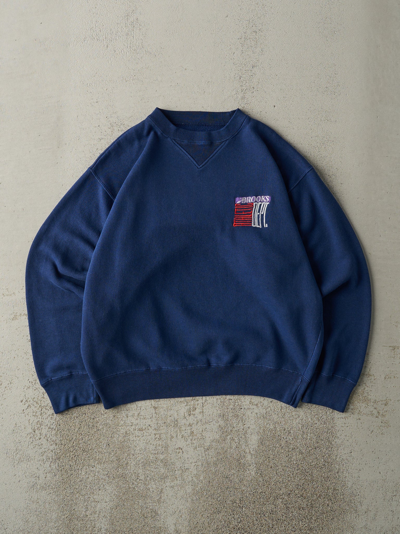 Vintage 90s Navy Blue Brooks Athletics Crewneck (M)