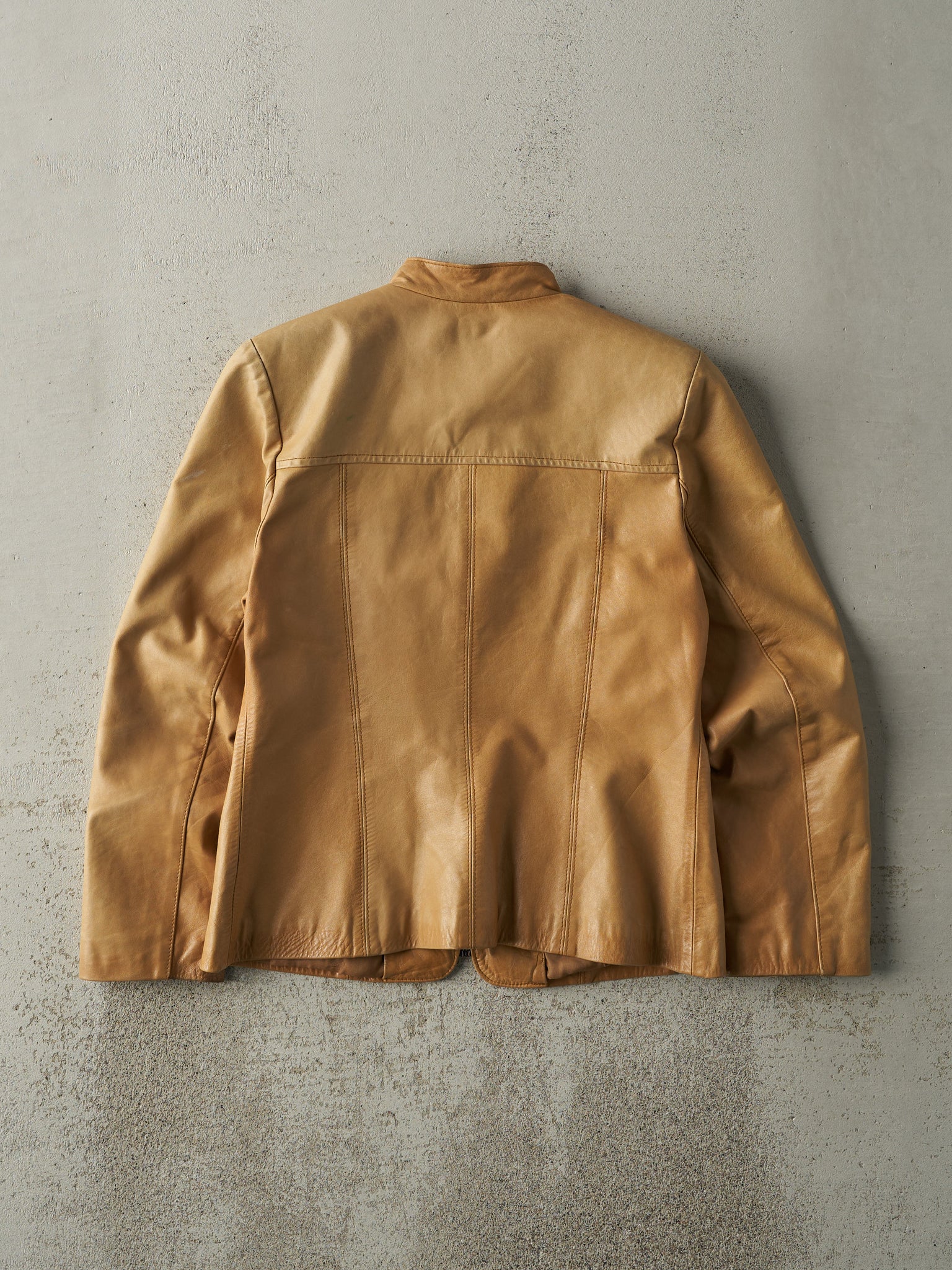 Vintage Y2K Butterscotch Dawn Ill Leather Jacket (XS)