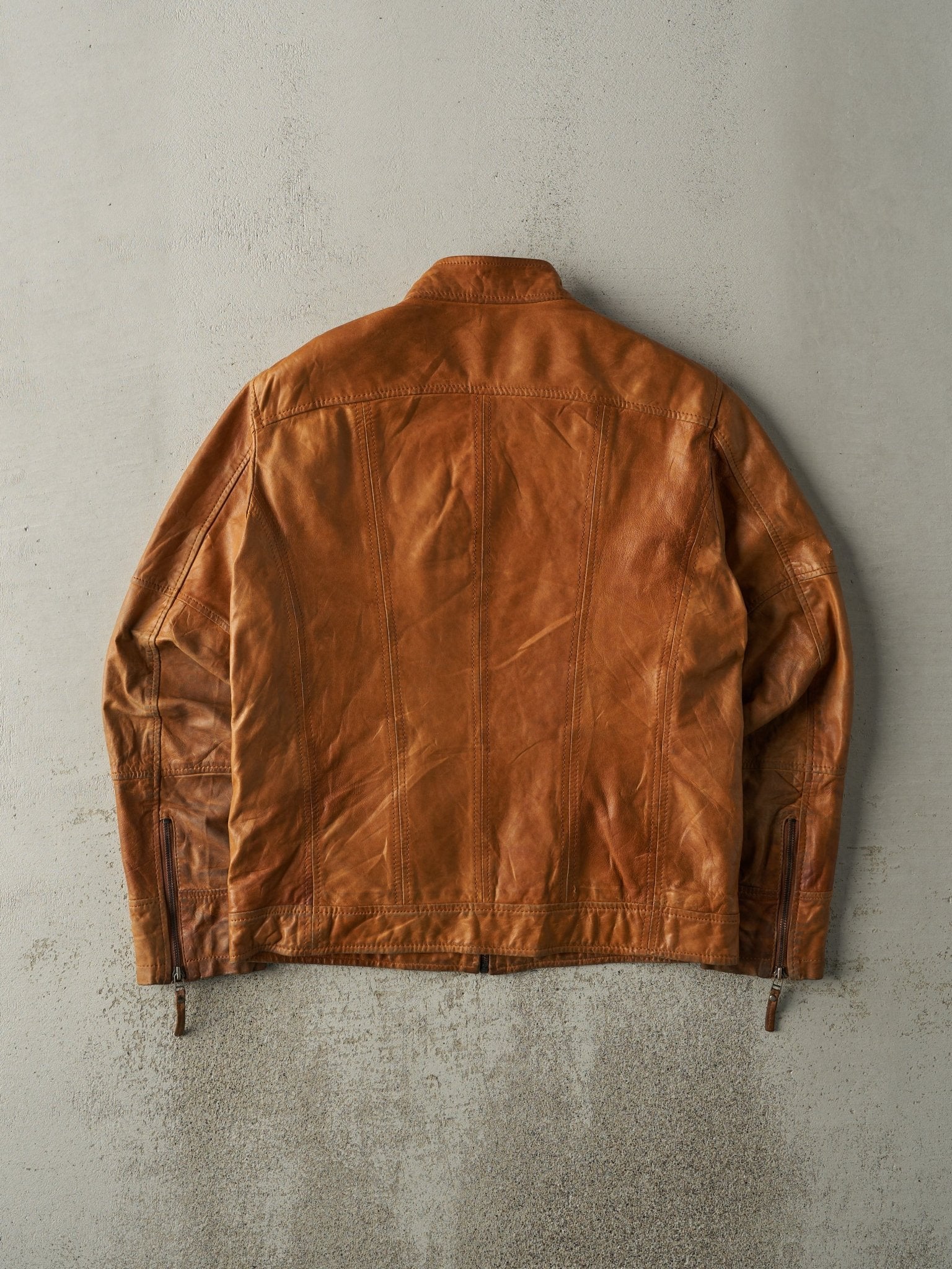 Vintage Y2K Camel Danier Leather Jacket (S)
